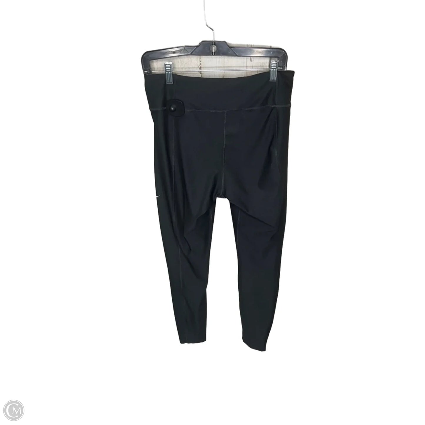 Athletic Leggings By Nike In Black, Size: L