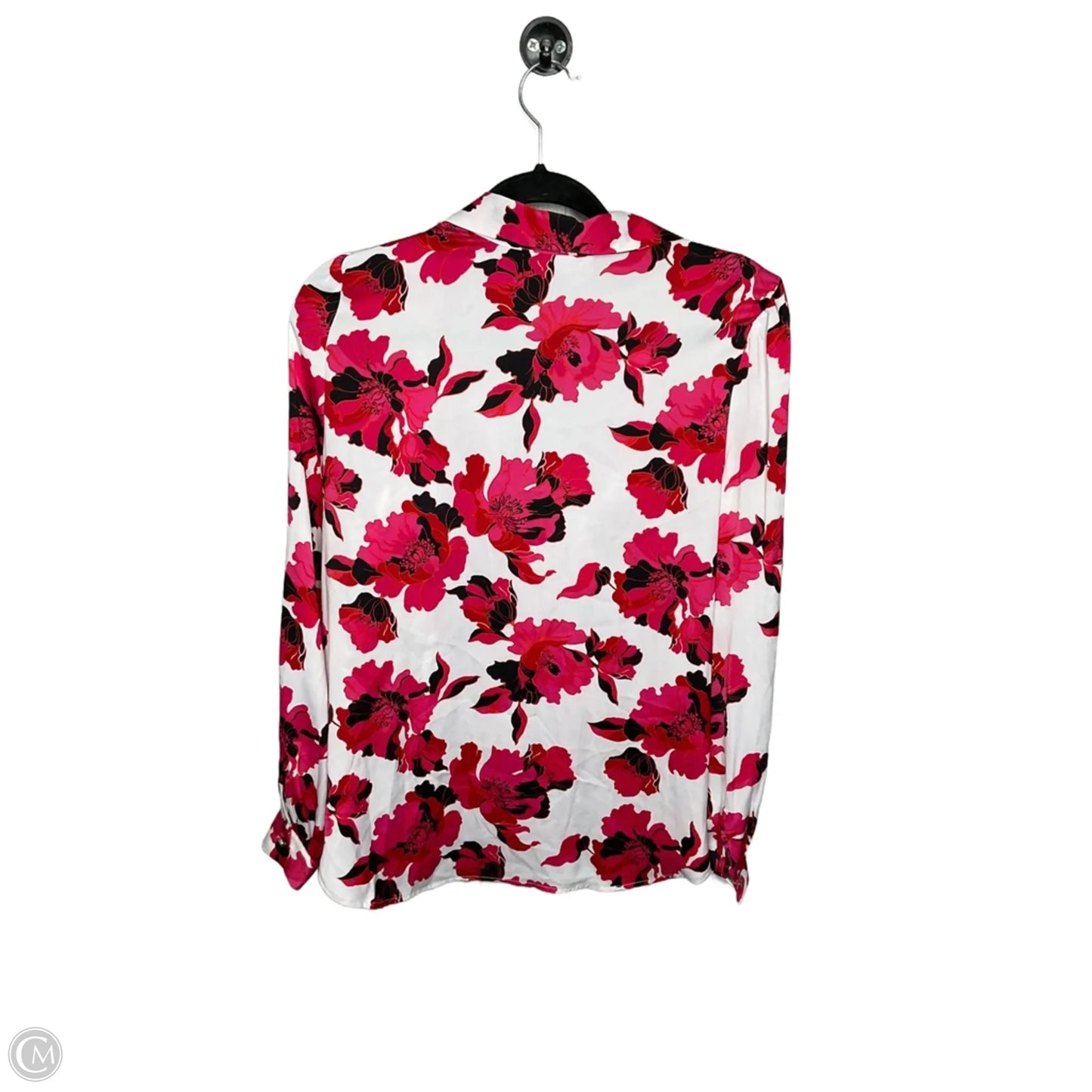 Top Long Sleeve By Liz Claiborne In Floral Print, Size: M