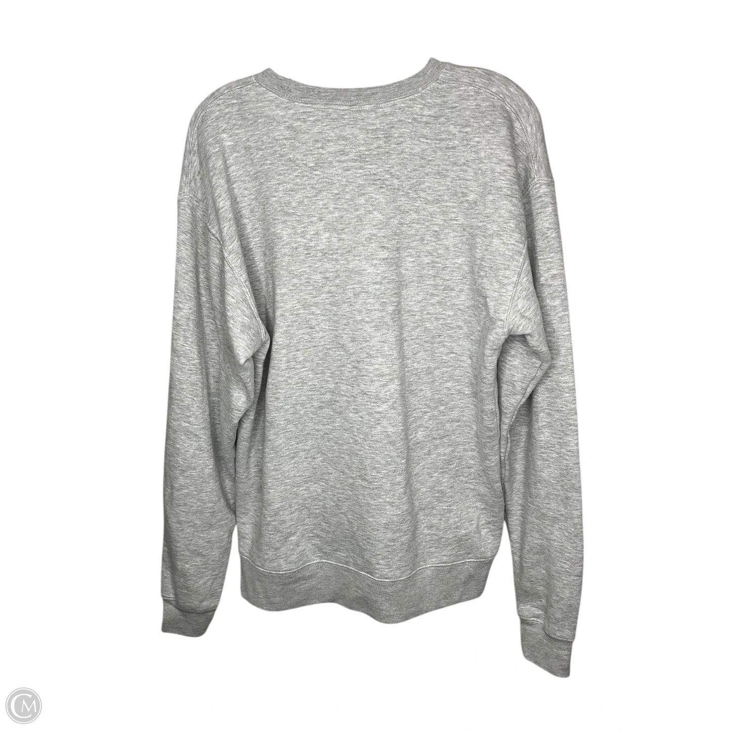 Sweatshirt Crewneck By Clothes Mentor In Grey, Size: M