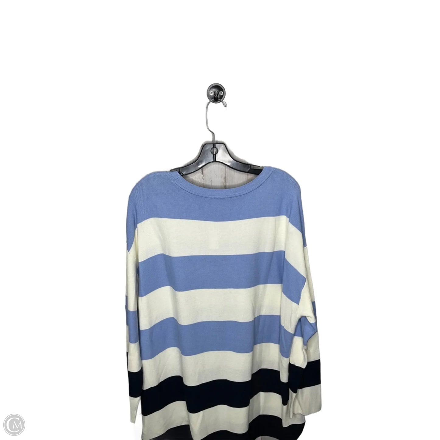 Sweater By Talbots In Striped Pattern, Size: 2x