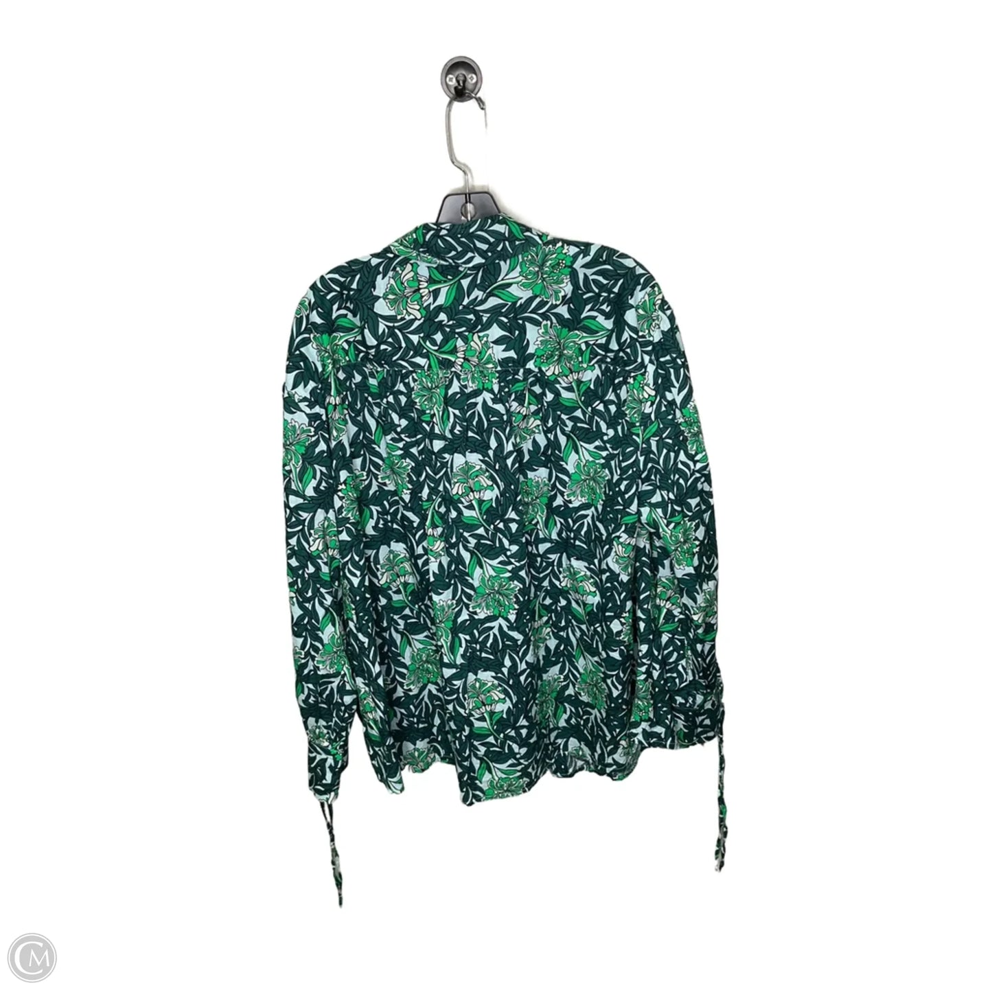 Top Long Sleeve By Lane Bryant In Green, Size: 2x