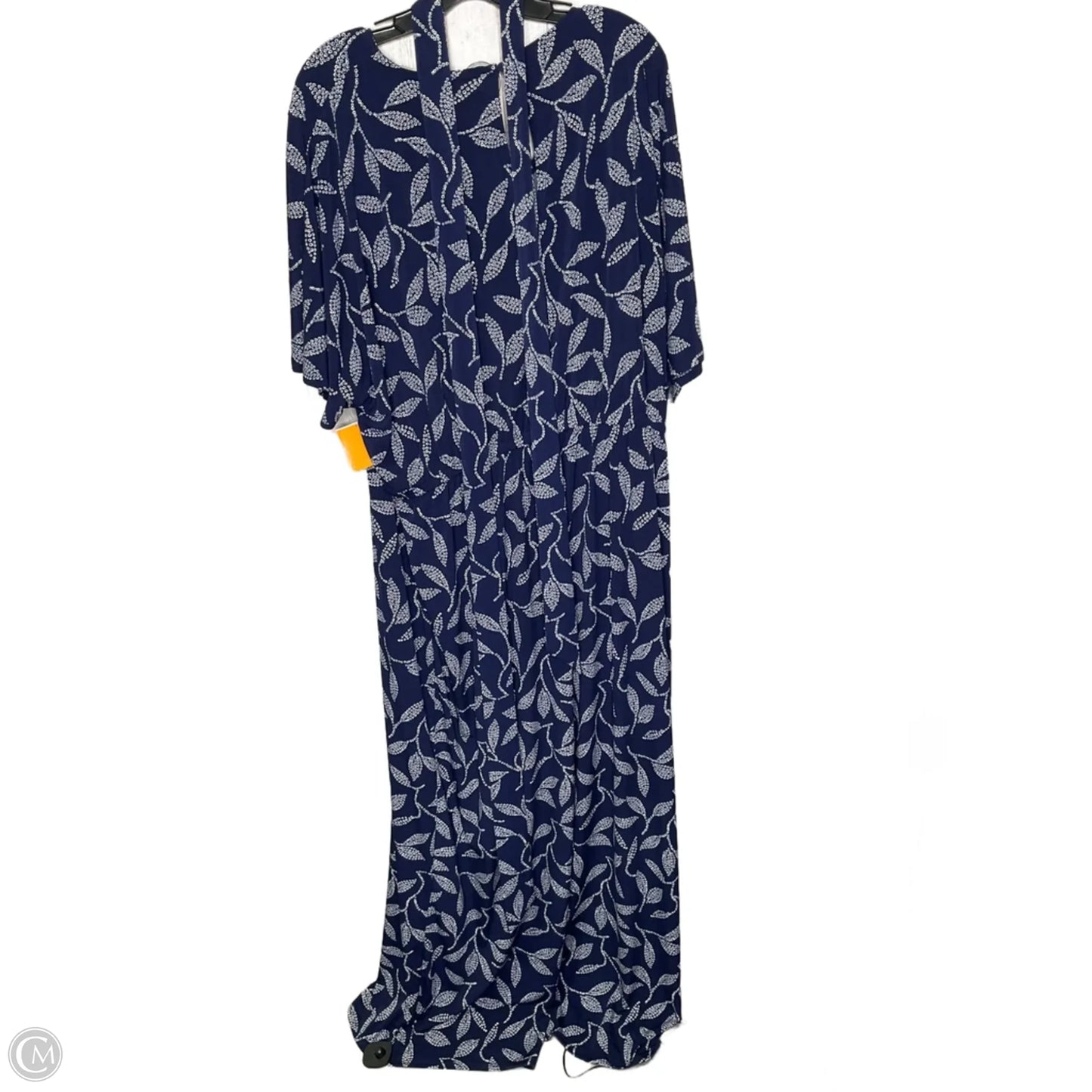 Jumpsuit By Lane Bryant In Blue & White, Size: 3x