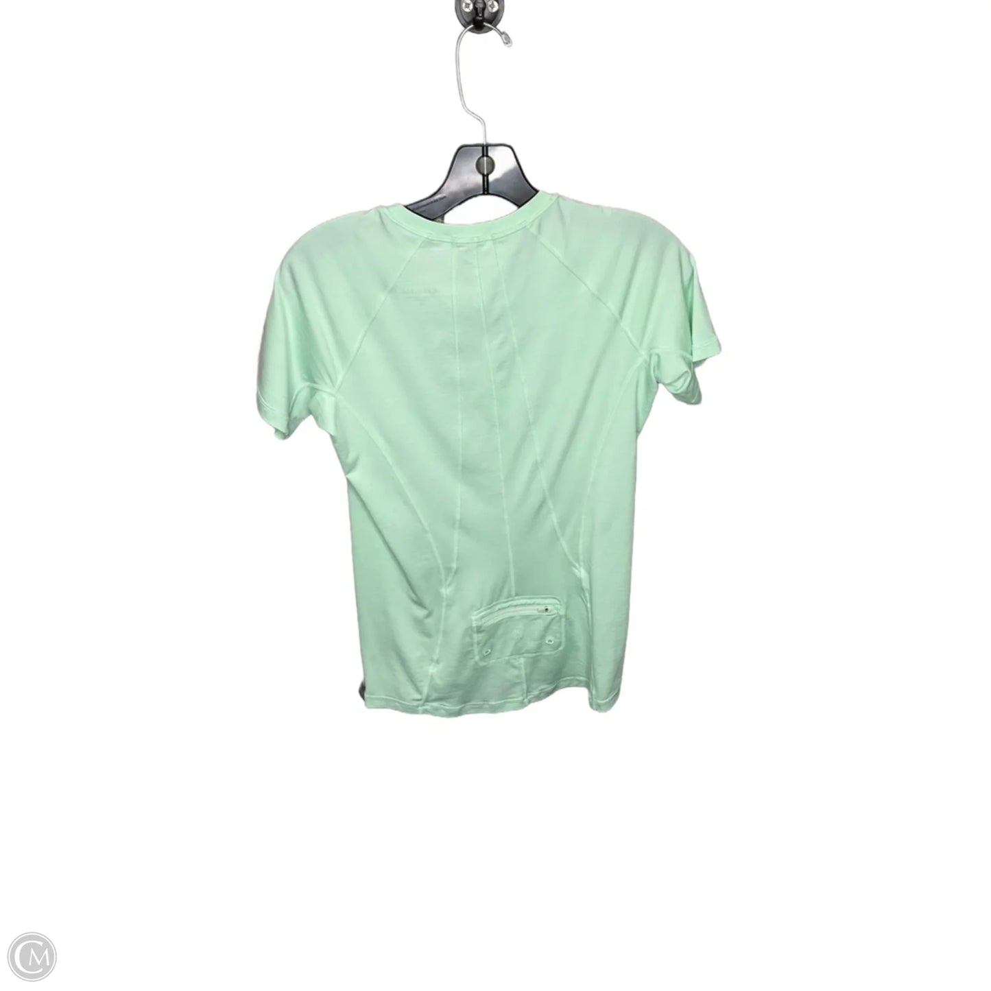 Top Short Sleeve By Athleta In Teal, Size: S