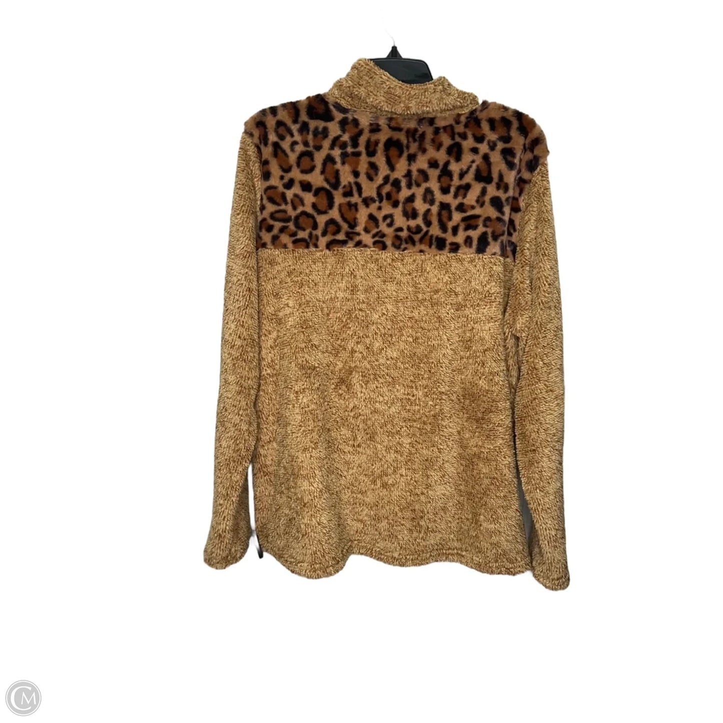 Sweatshirt Collar By Oddi In Animal Print, Size: 1x