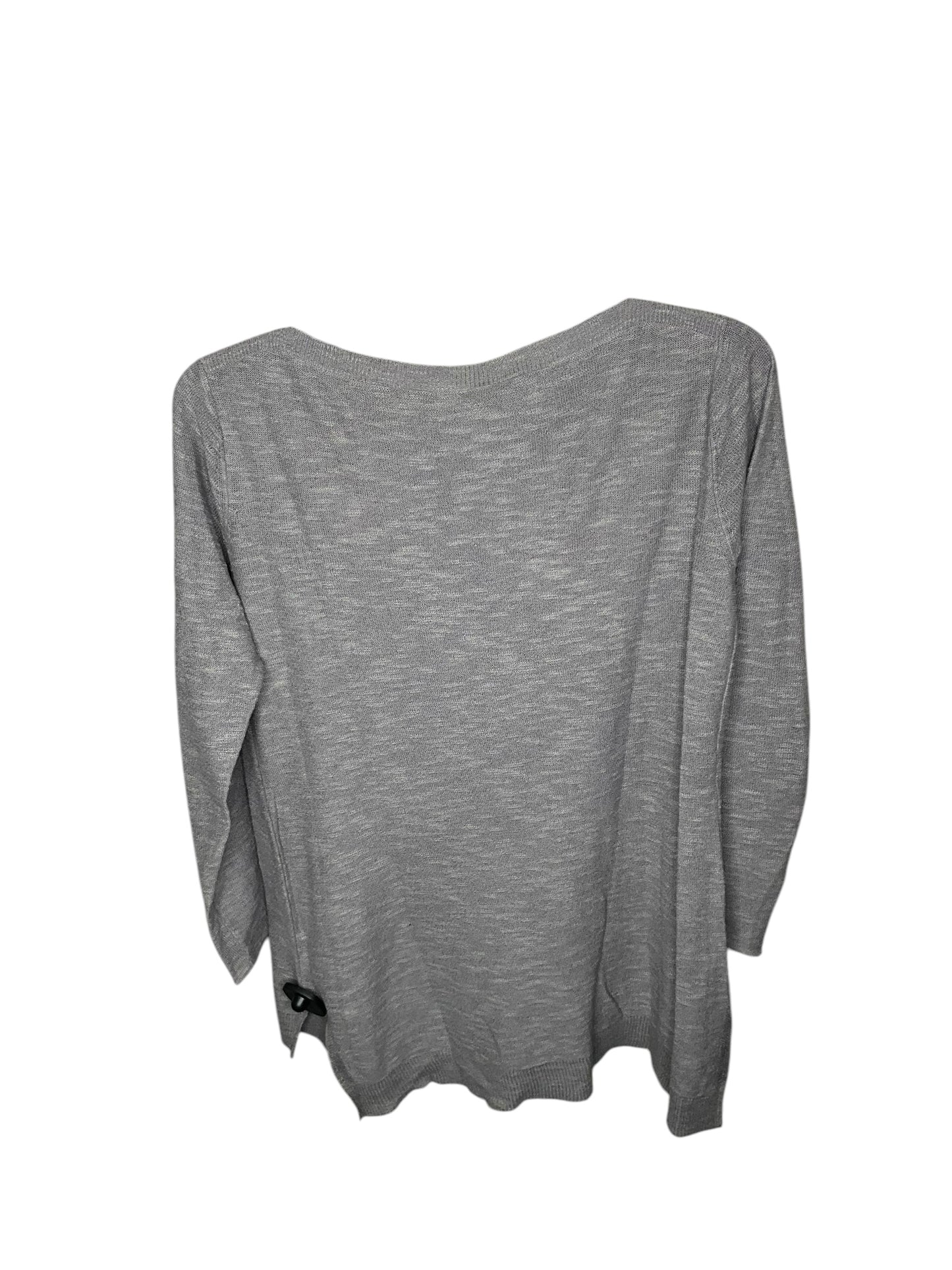 Top Long Sleeve By Eileen Fisher In Grey, Size: Xs
