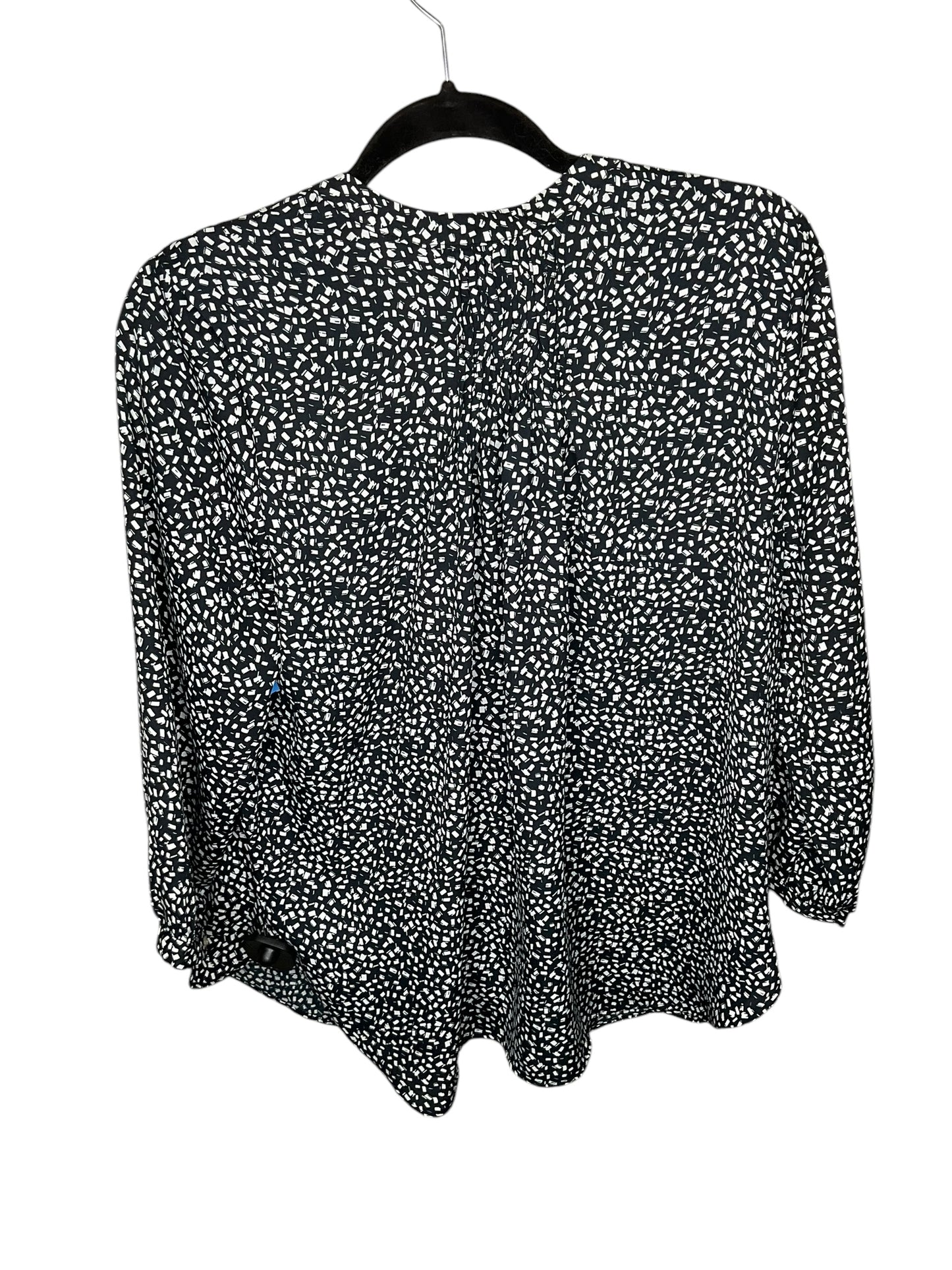 Top Short Sleeve By Jachs Girlfirend In Black & White, Size: M
