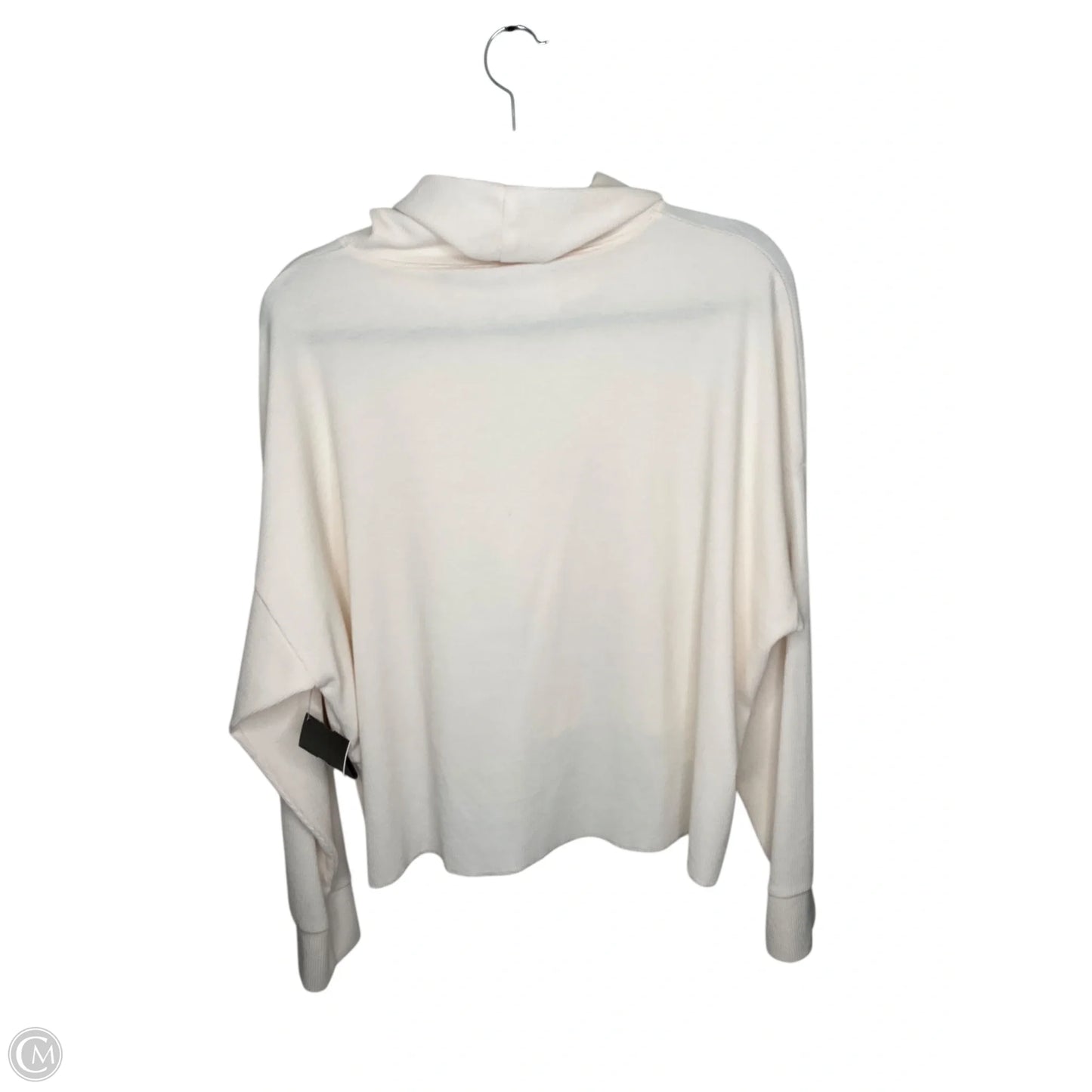 Top Long Sleeve By American Eagle In Cream, Size: L