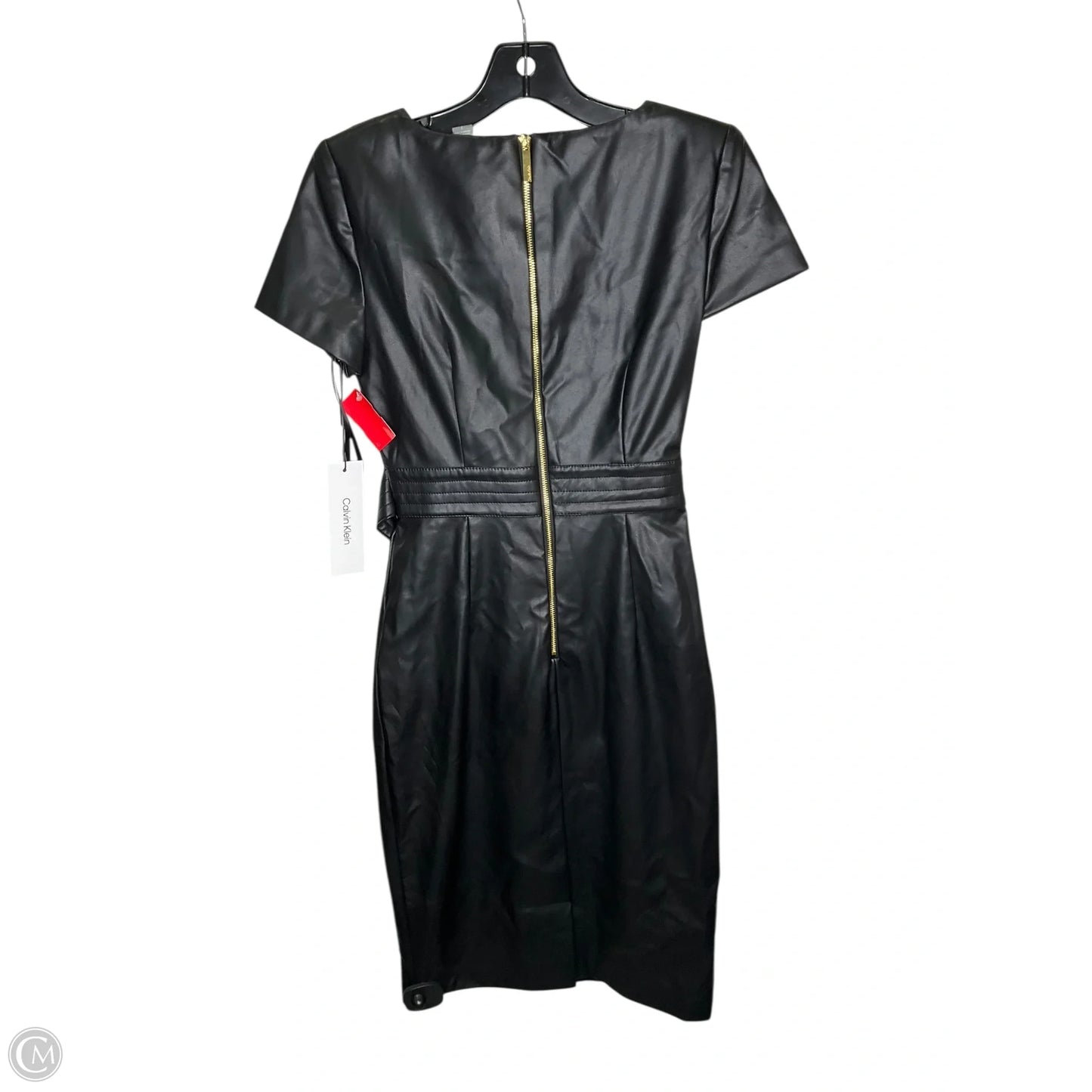 Dress Party Midi By Calvin Klein In Black, Size: 2