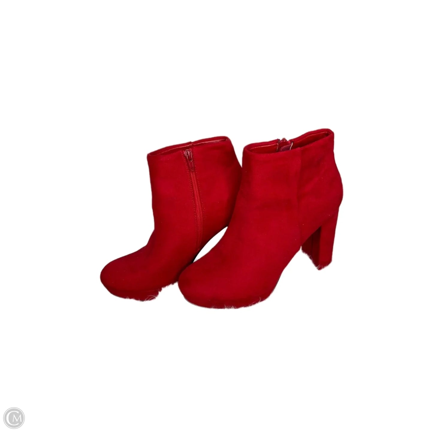 Boots Ankle Heels By Dream Pairs In Red, Size: 9