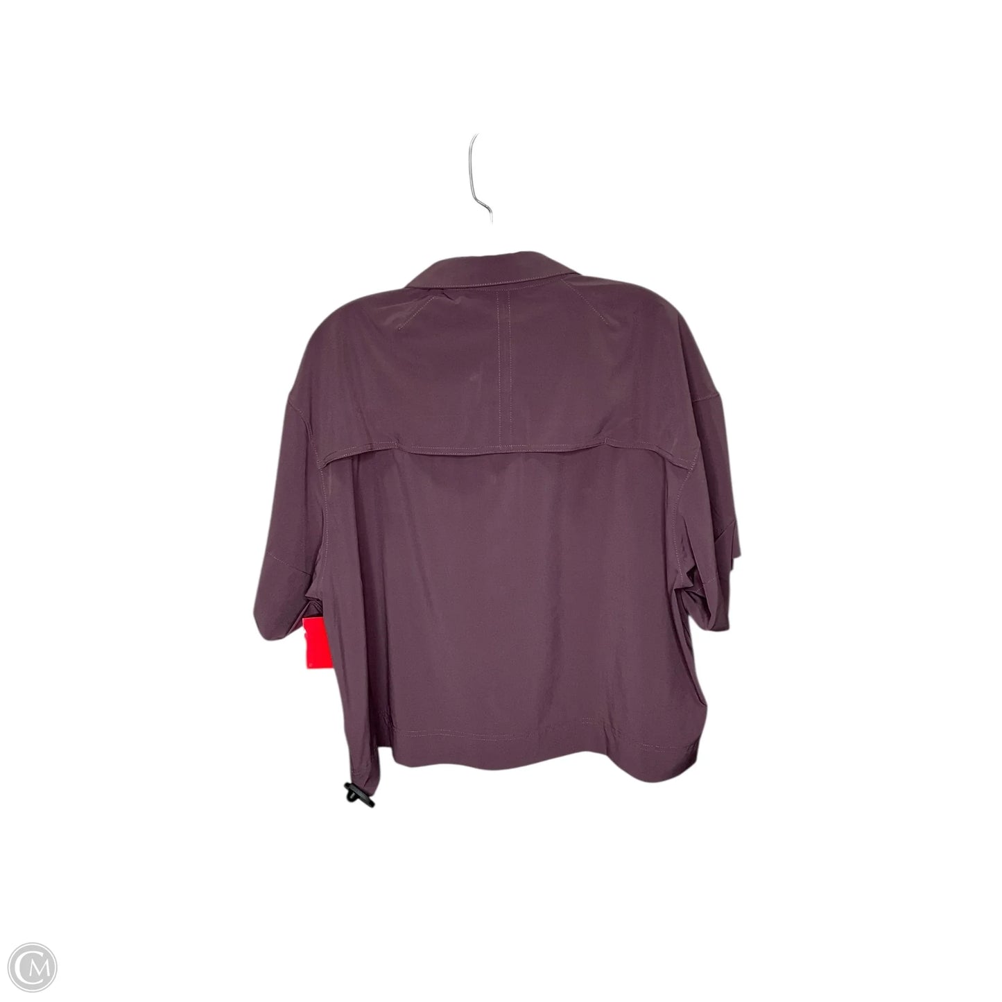 Athletic Top Short Sleeve By Athleta In Mauve, Size: L