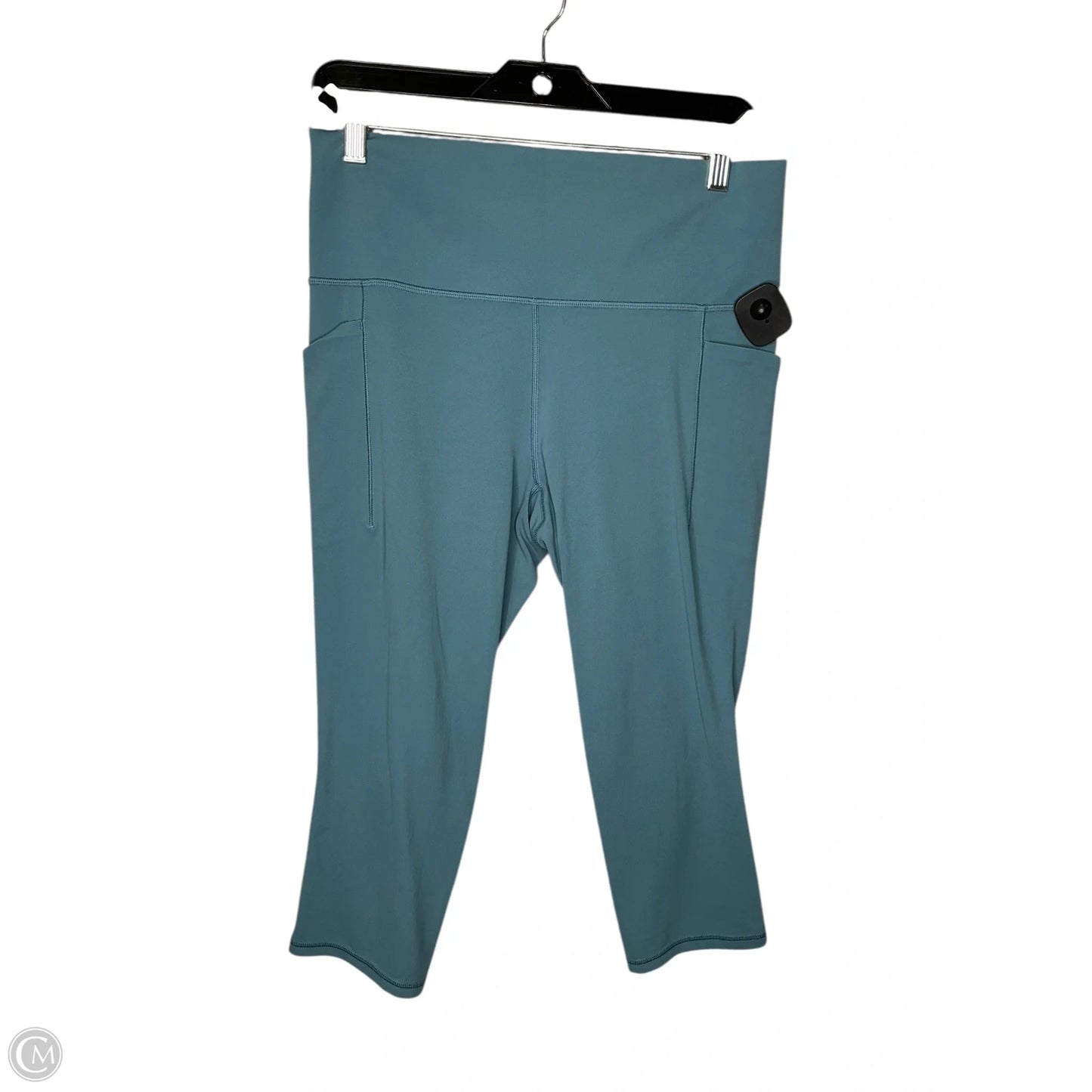 Athletic Capris By Athleta In Teal, Size: L