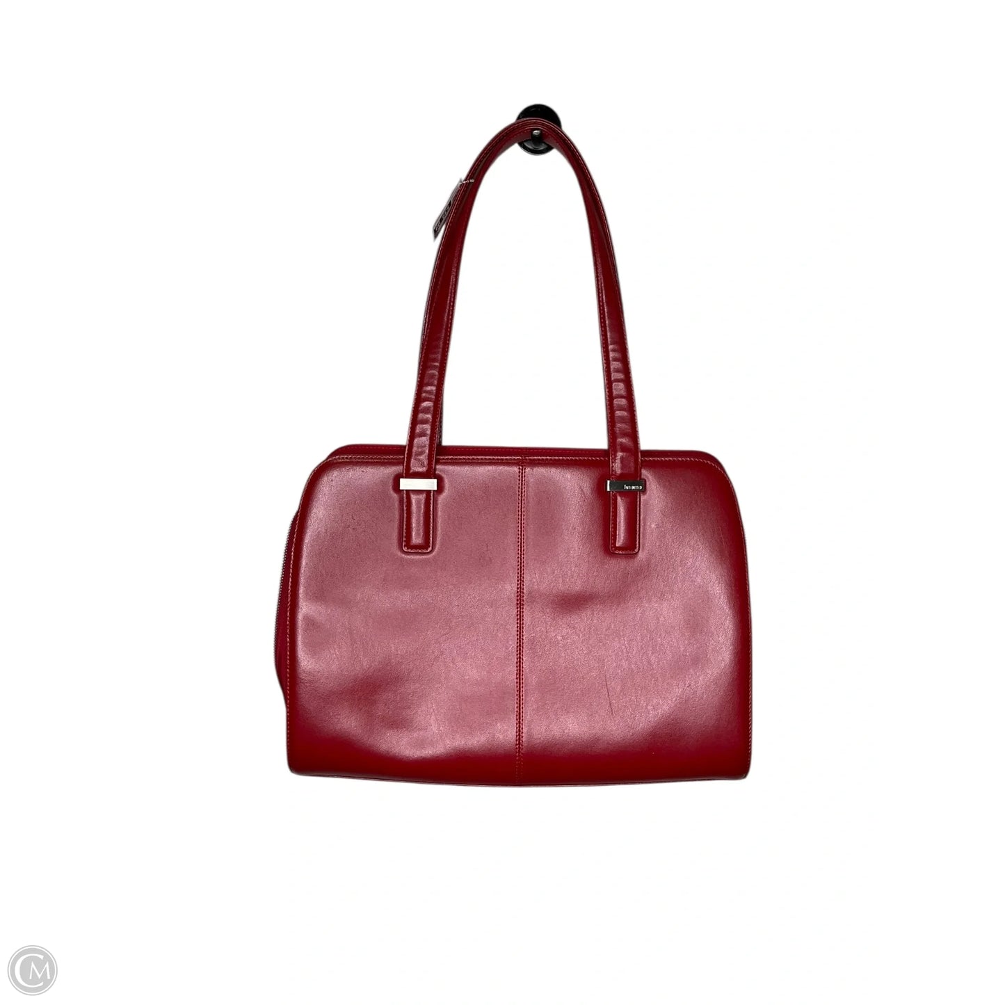 Laptop Bag Leather By Clothes Mentor, Size: Large