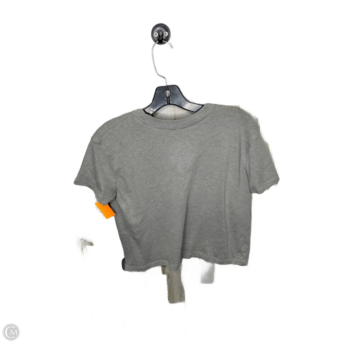 Top Short Sleeve Basic By Clothes Mentor In Grey, Size: S