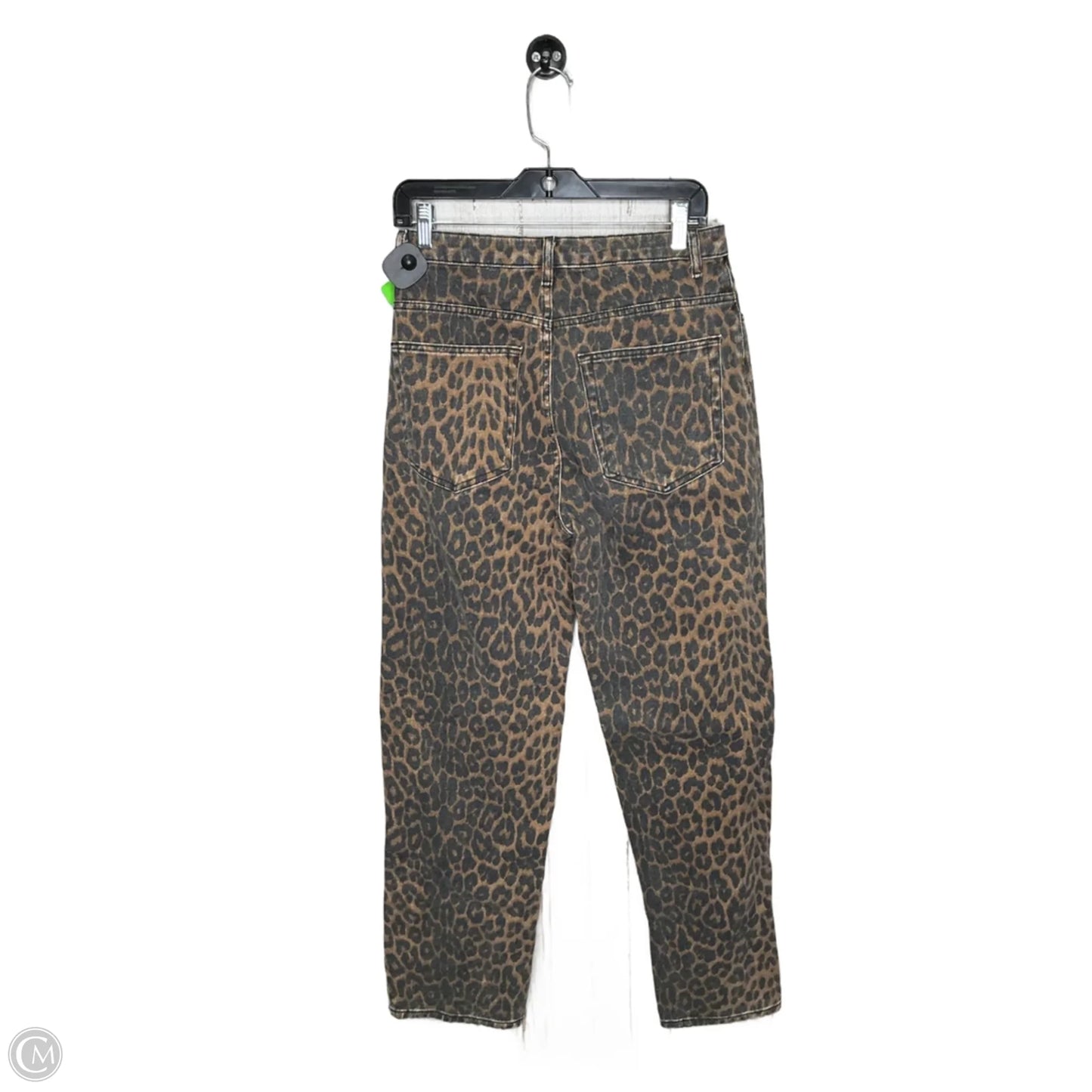 Jeans Straight By Clothes Mentor In Animal Print, Size: 14