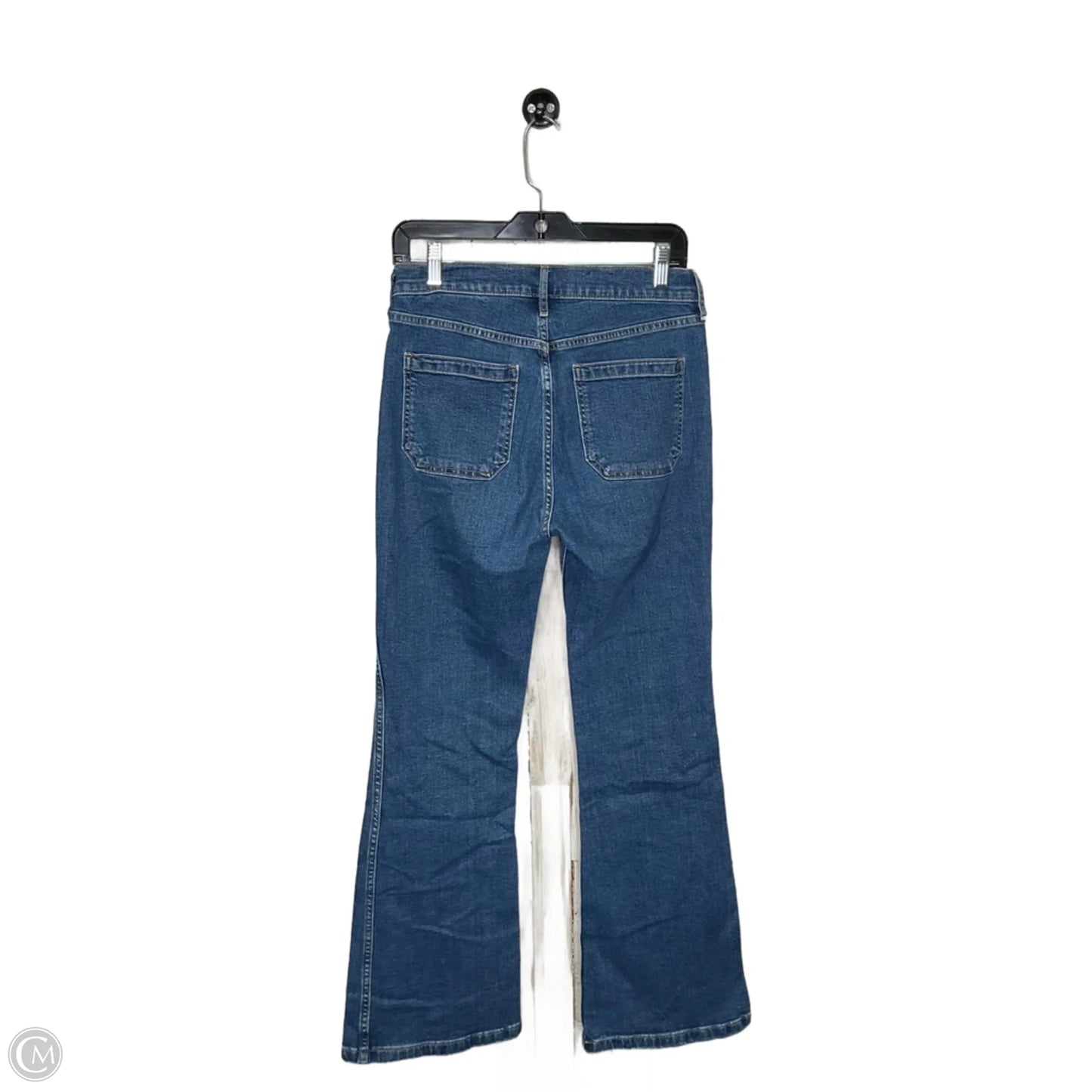 Jeans Flared By Moulinette Soeurs In Blue Denim, Size: 6