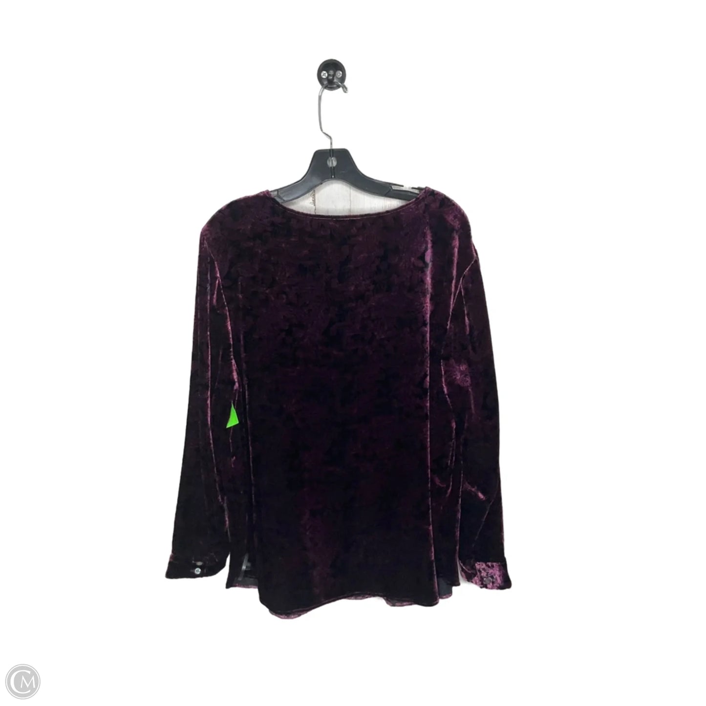Top Long Sleeve By J. Jill In Purple, Size: Xl