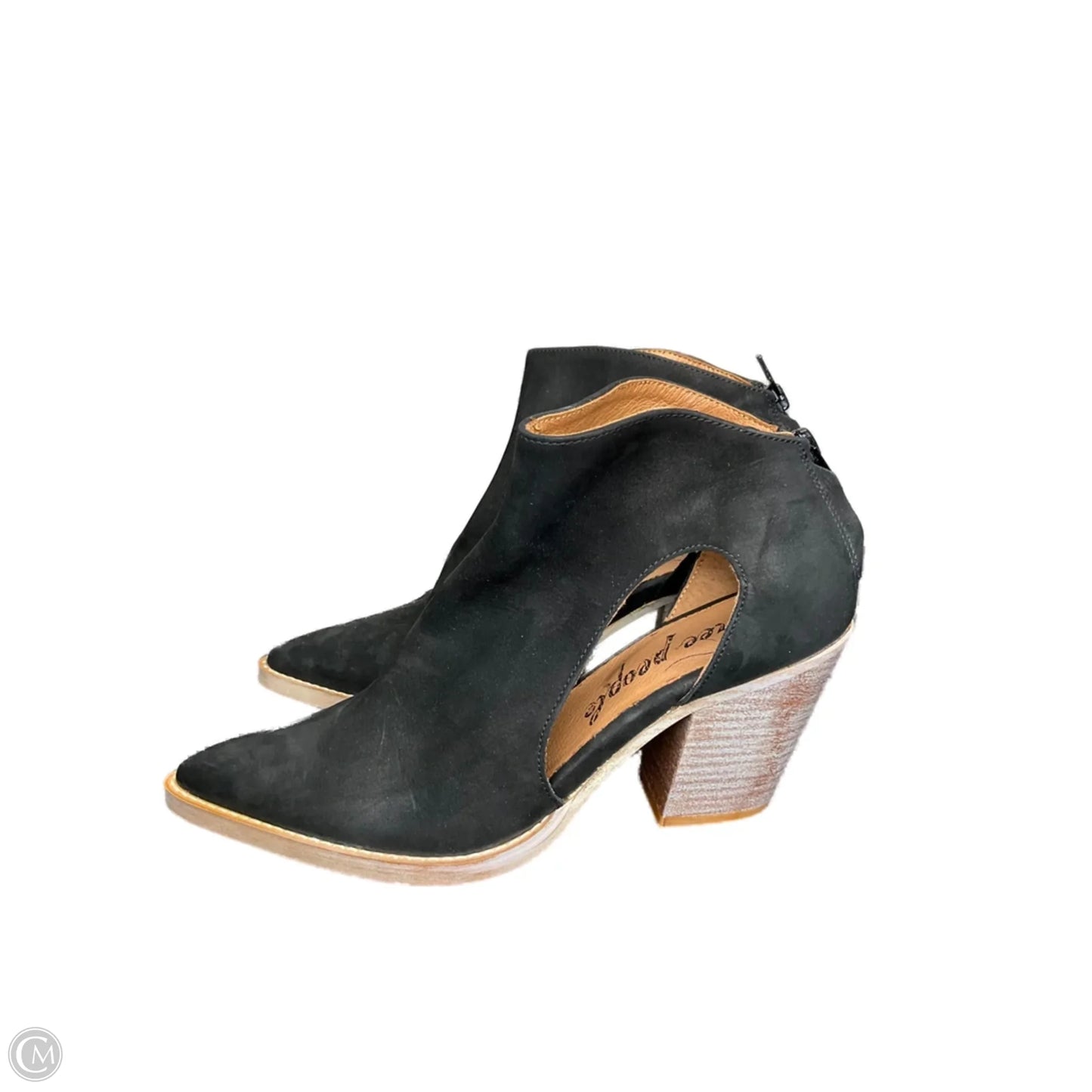 Boots Ankle Heels By Free People In Black, Size: 7.5