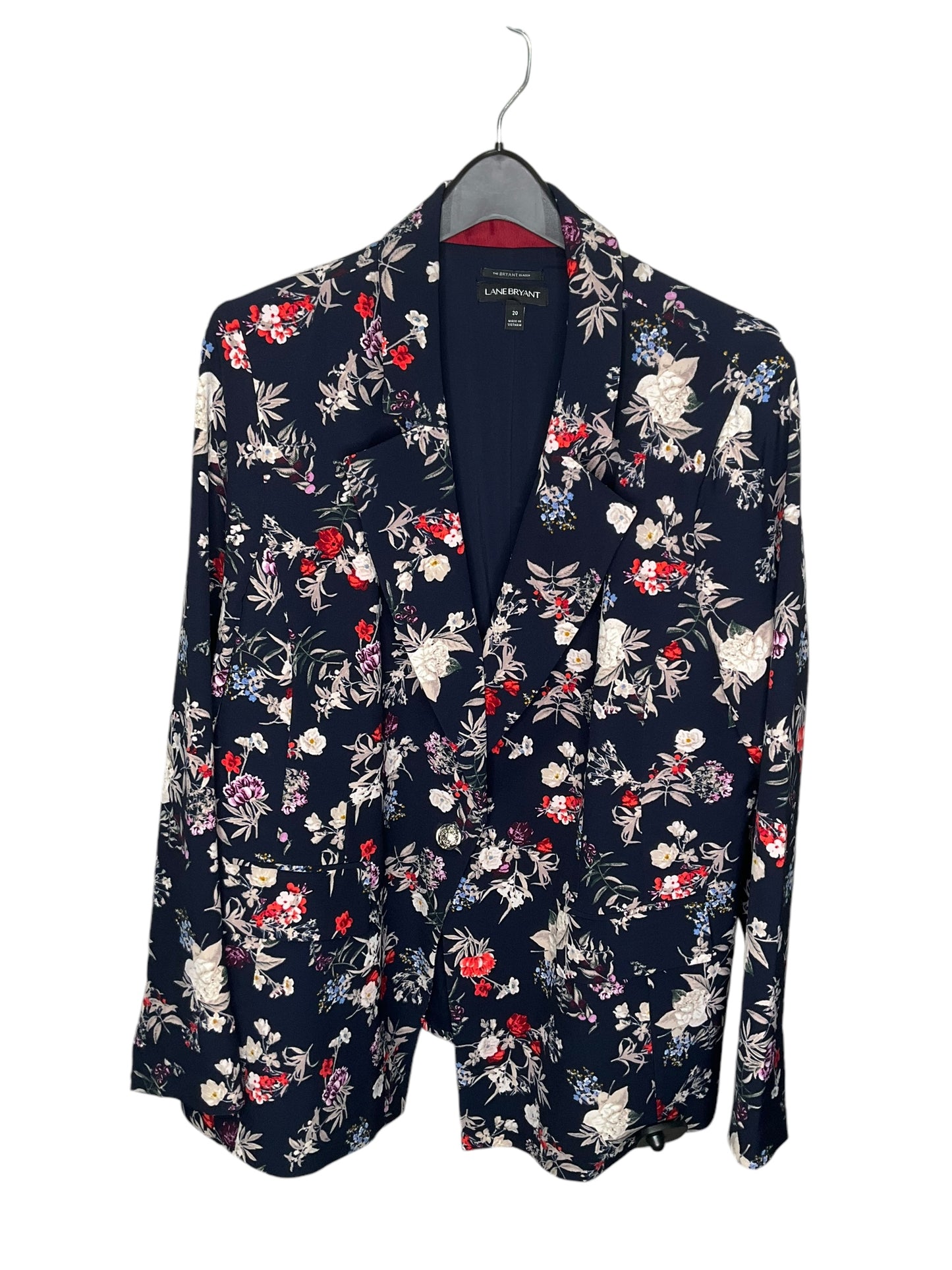 Blazer By Lane Bryant In Floral, Size: 20