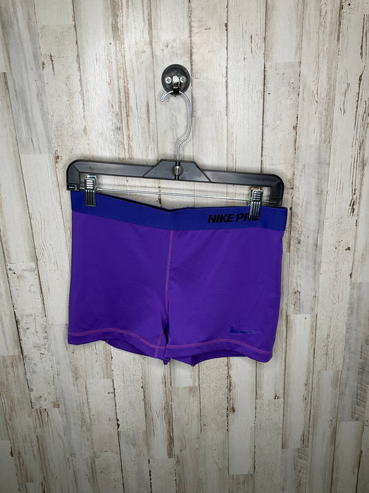 Purple Athletic Shorts Nike, Size L