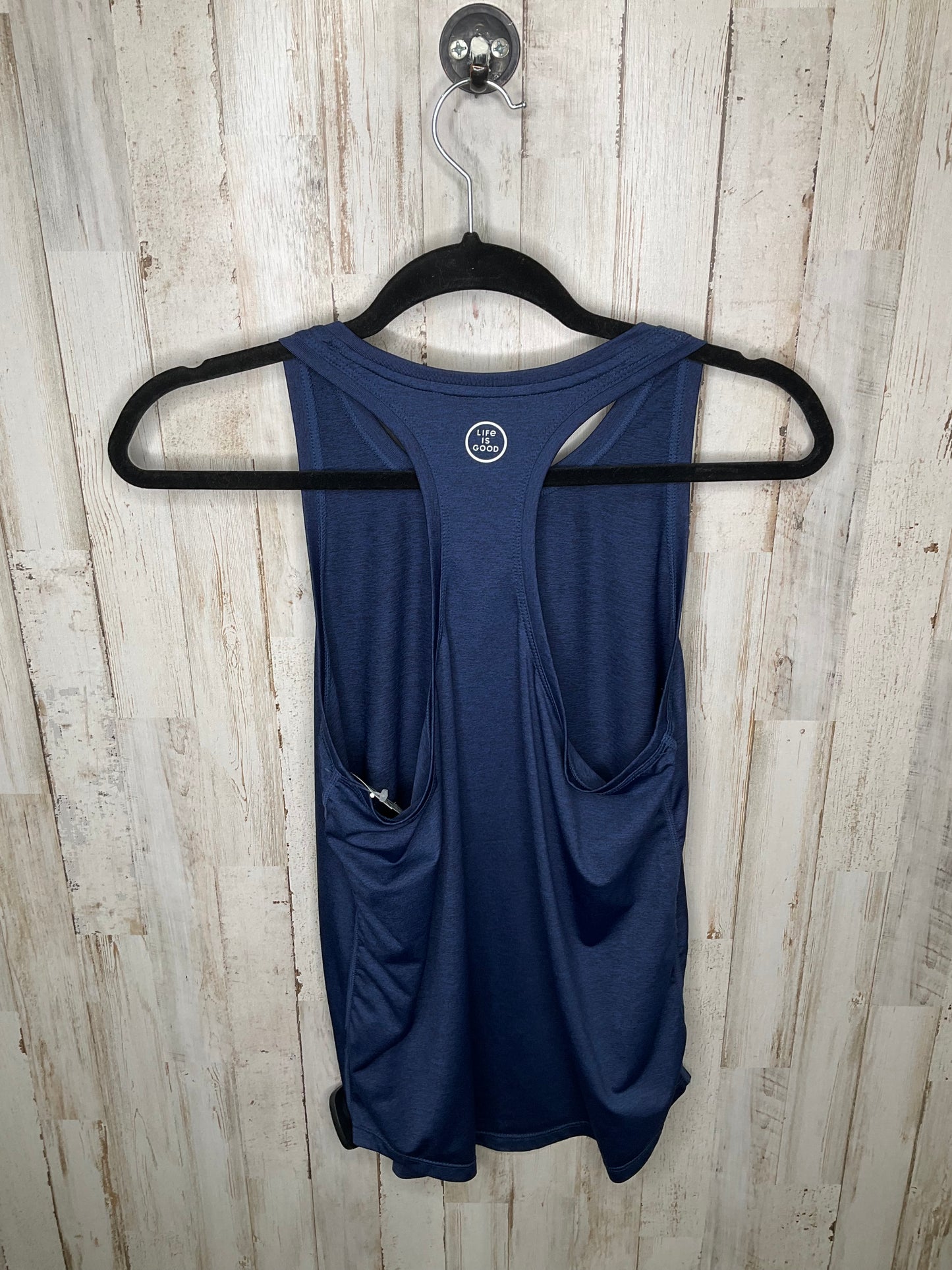 Blue Athletic Tank Top Life Is Good, Size M