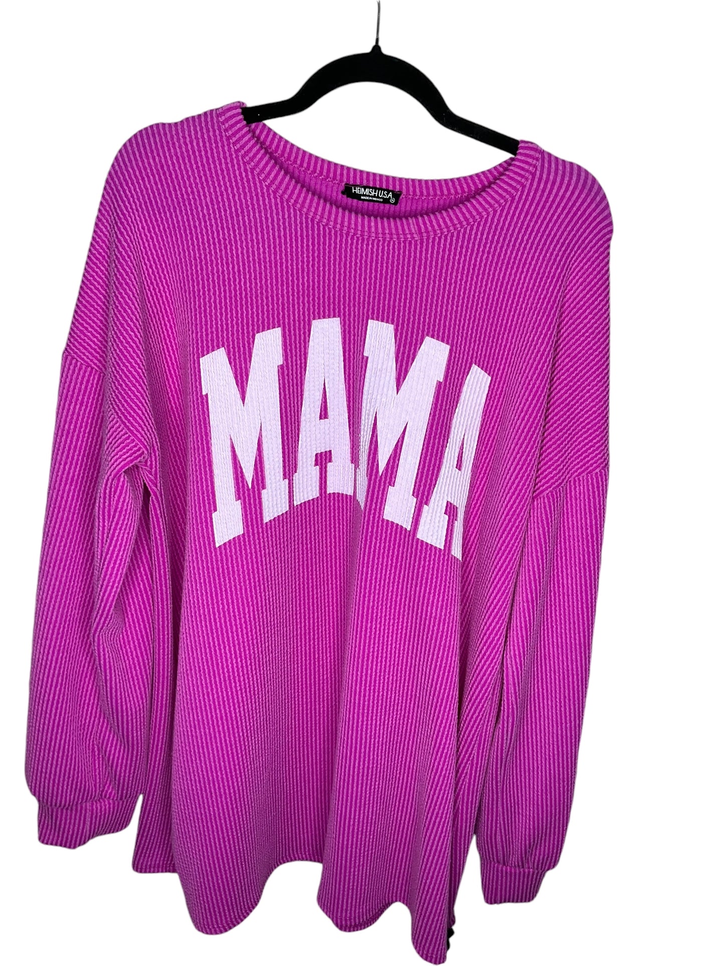 Sweatshirt Crewneck By Clothes Mentor In Purple, Size: 1x