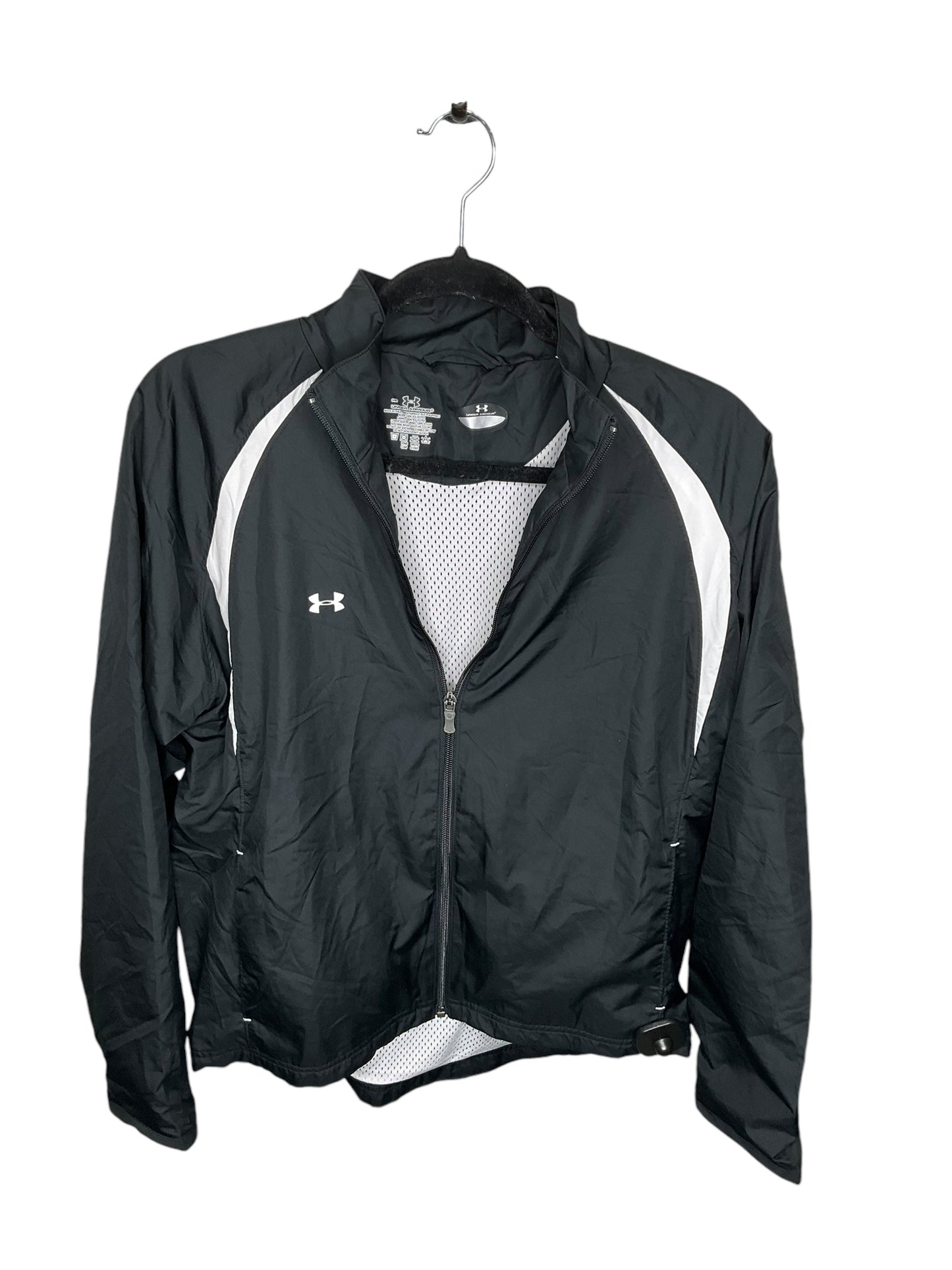 Athletic Jacket By Under Armour In Black, Size: M