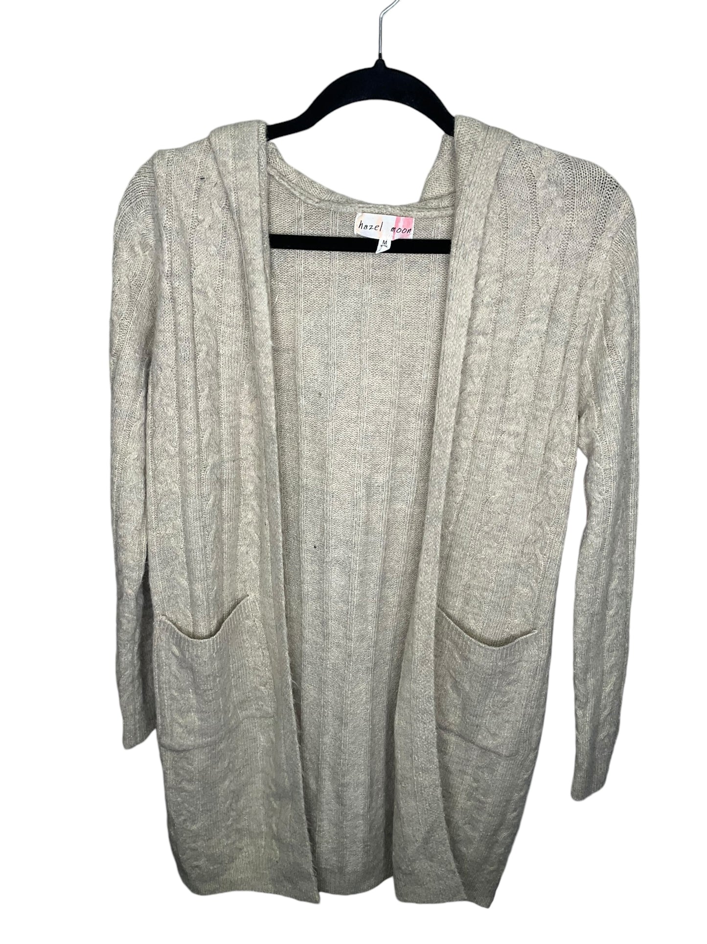 Cardigan By Clothes Mentor In Cream, Size: M