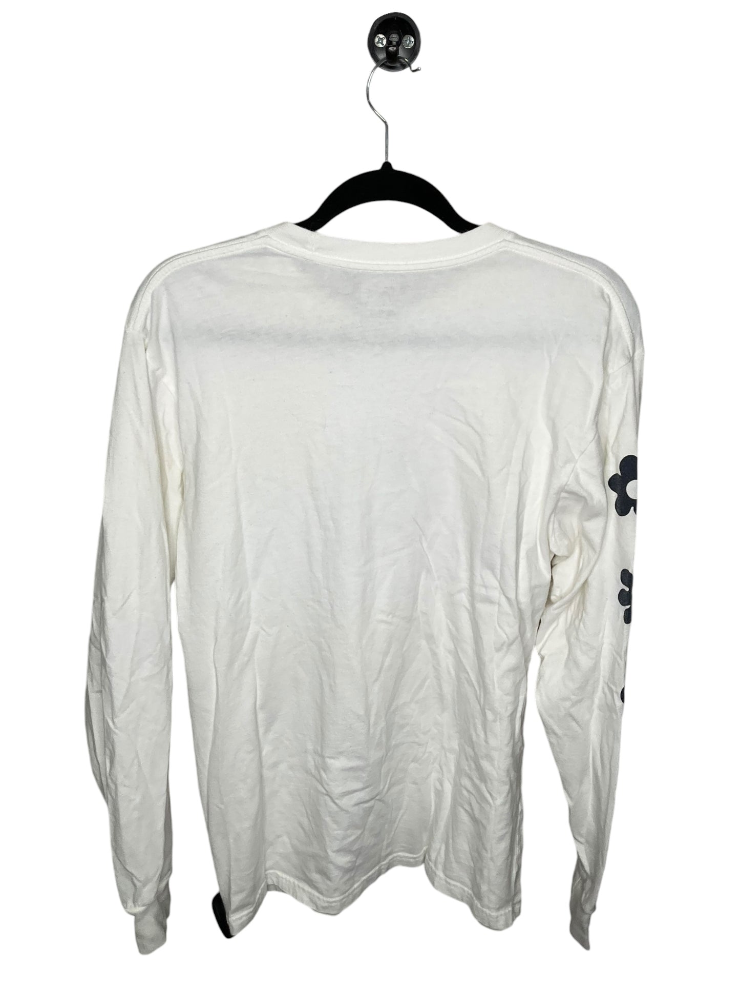 Top Long Sleeve By Vans In Cream, Size: M