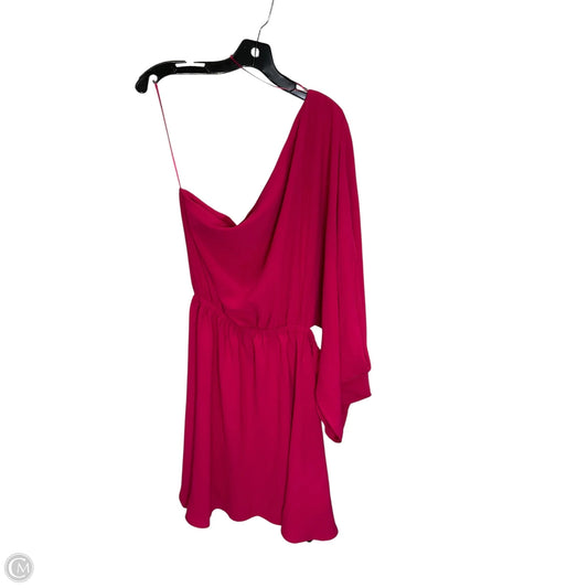 Dress Casual Short By Oddi In Pink, Size: 2x