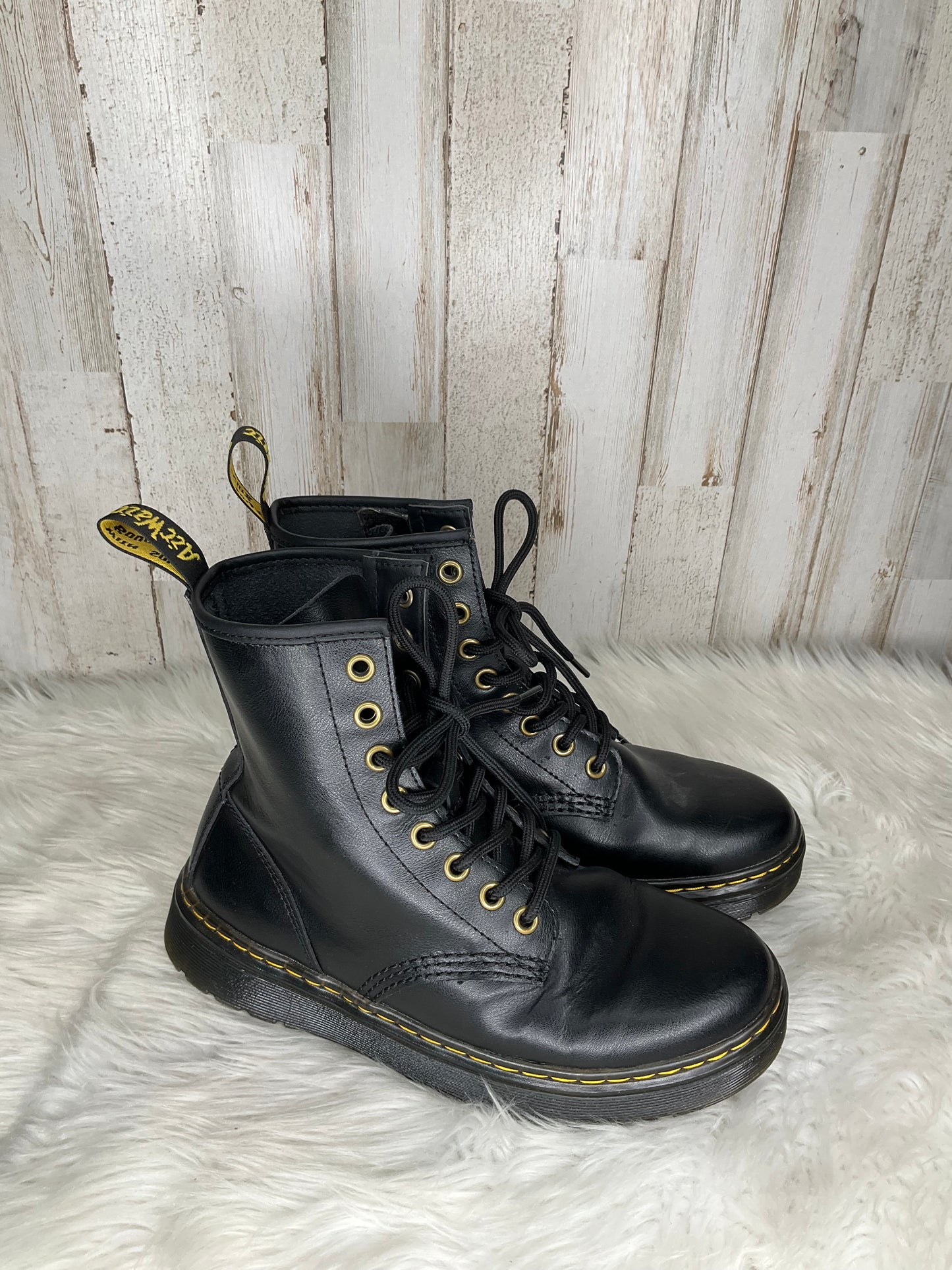 Boots Combat By Dr Martens In Black, Size: 7