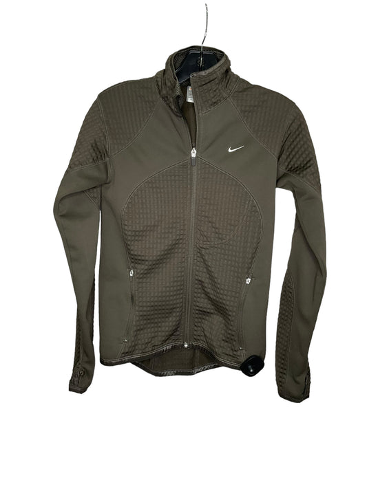 Athletic Jacket By Nike In Green, Size: Xs