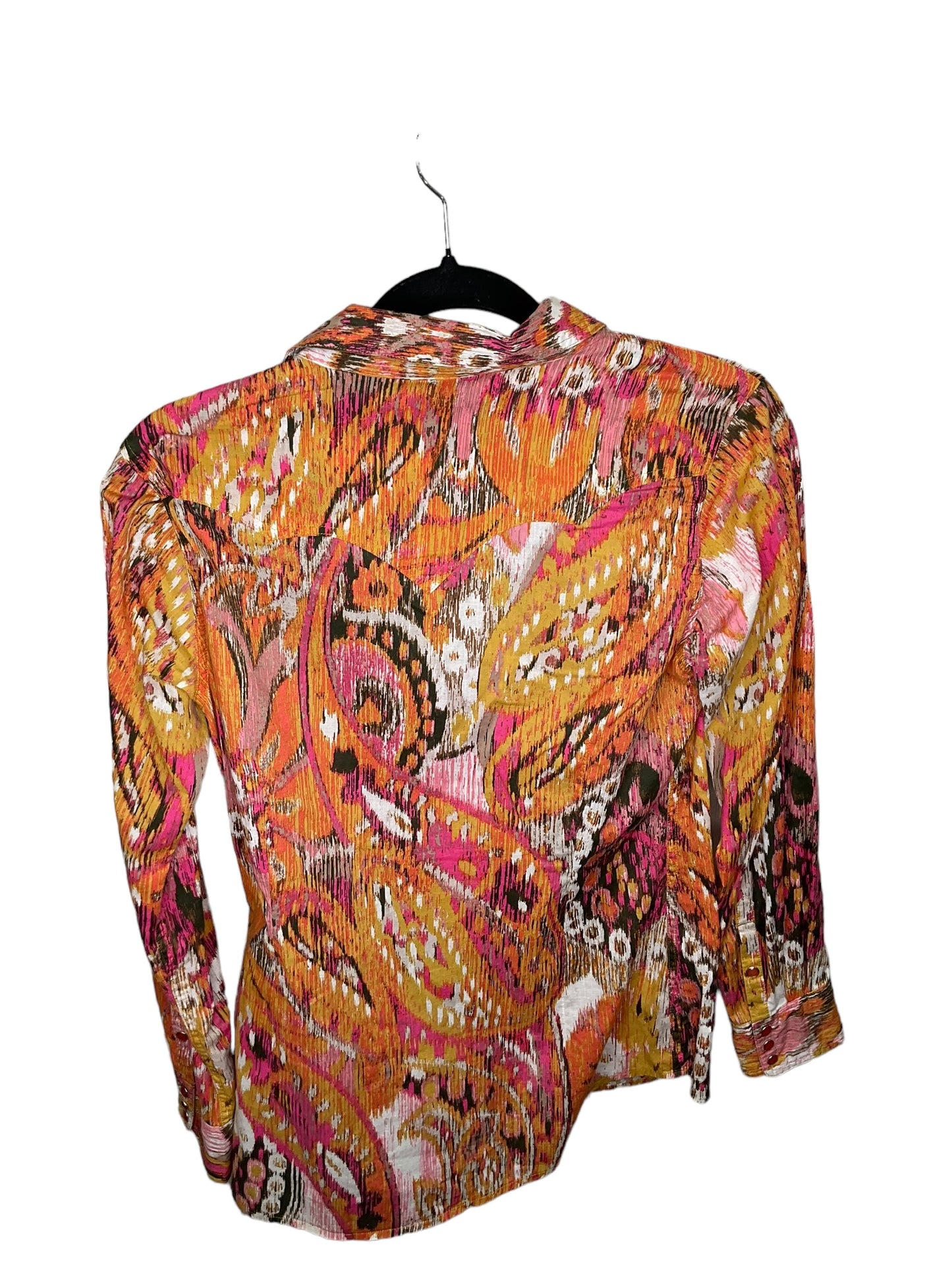 Top Long Sleeve By Ariat In Multi-colored, Size: M