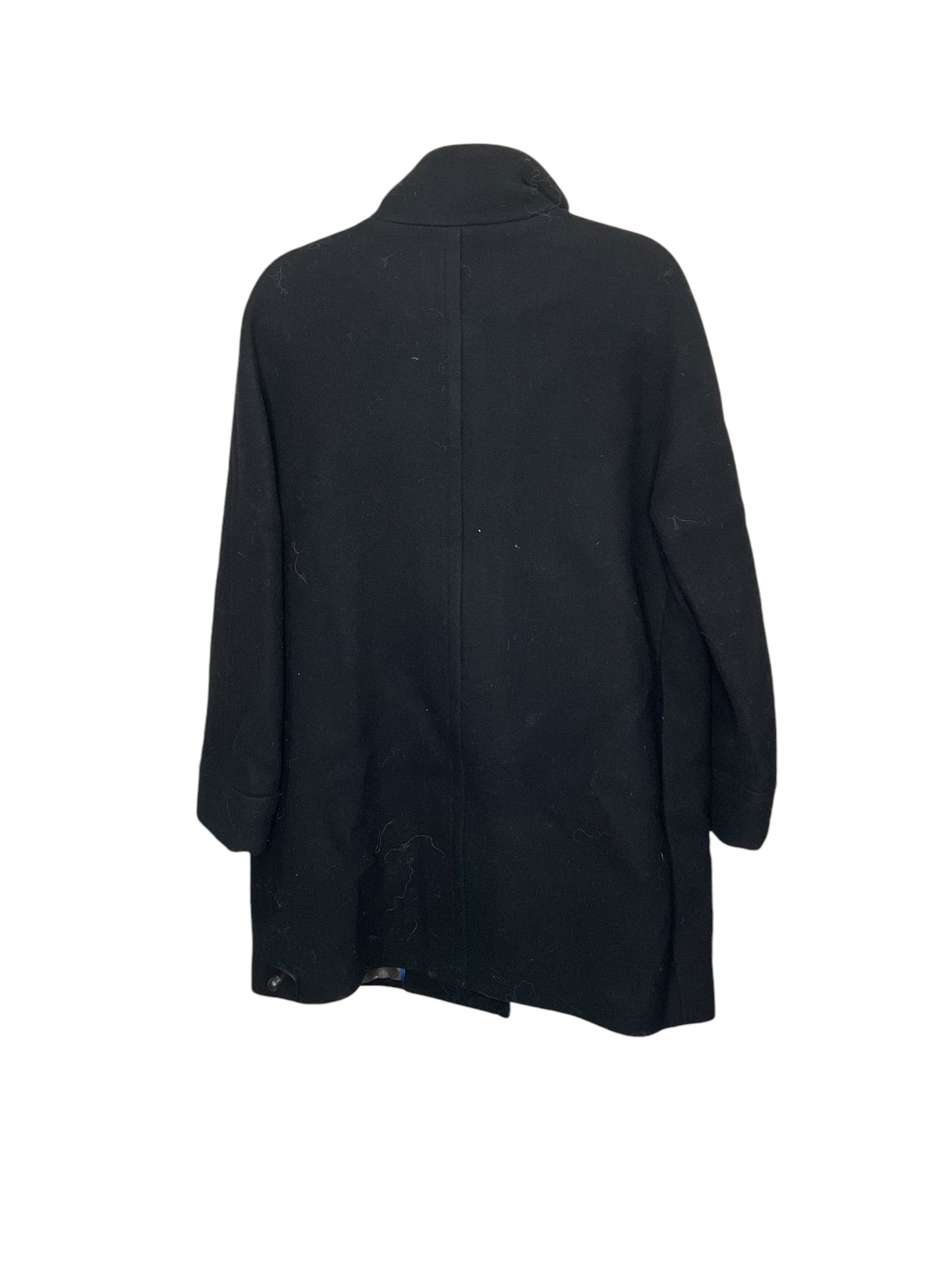 Coat Peacoat By J. Crew In Black, Size: 16