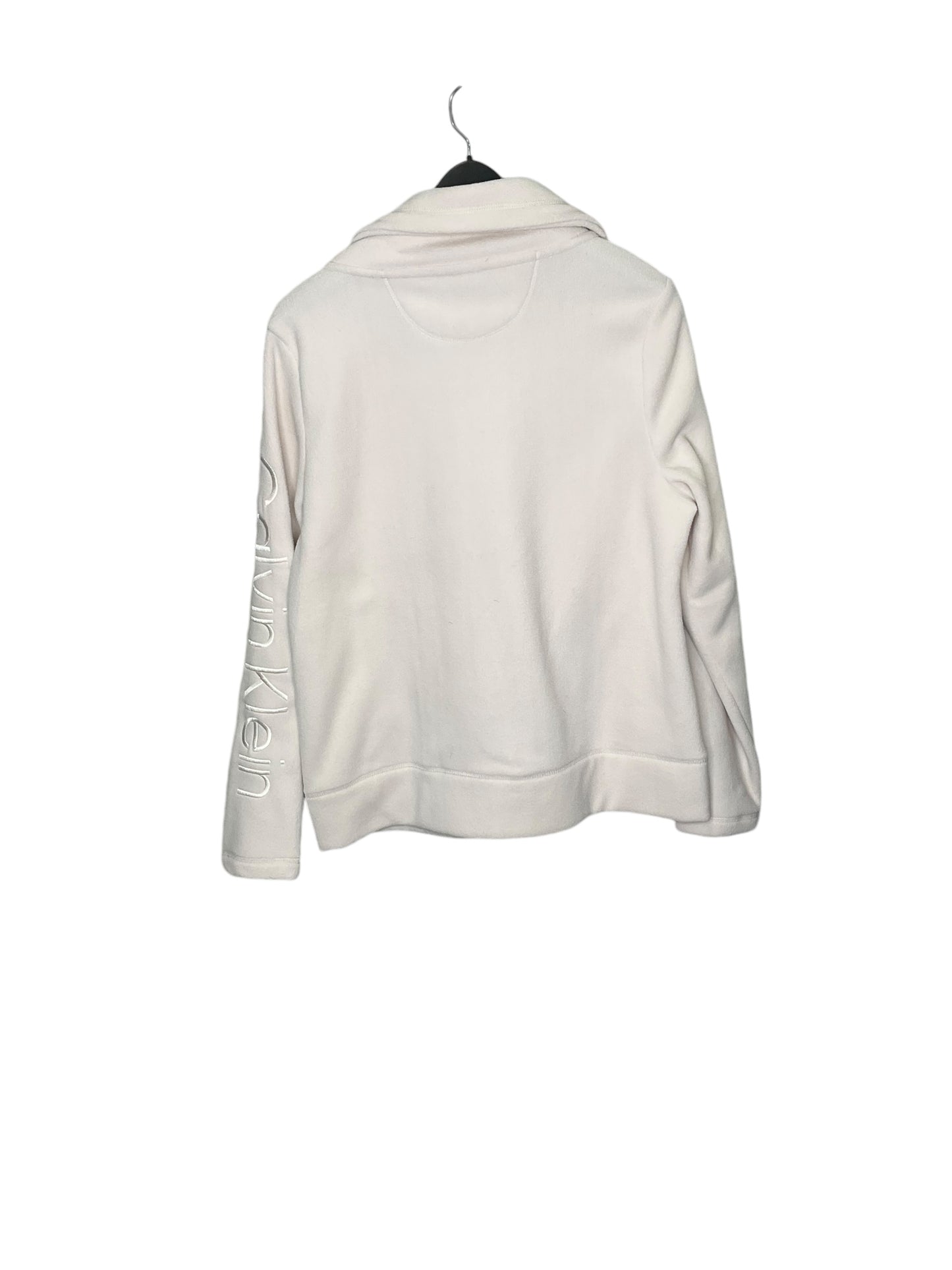 Athletic Fleece By Calvin Klein In Cream, Size: M