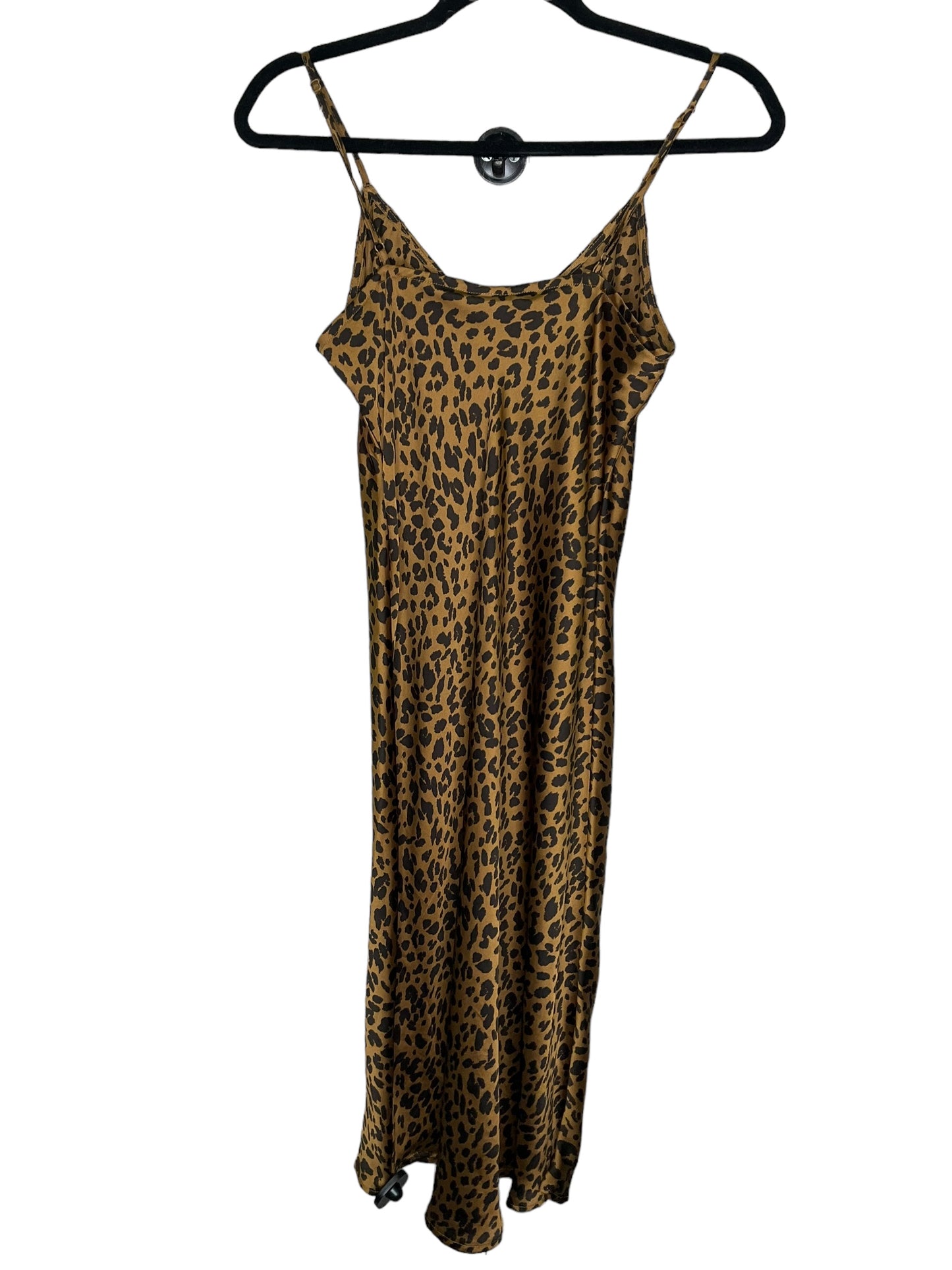 Dress Casual Midi By A New Day In Animal Print, Size: Xs