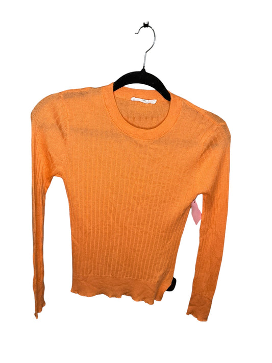 Top Long Sleeve By Elodie In Orange, Size: Xs