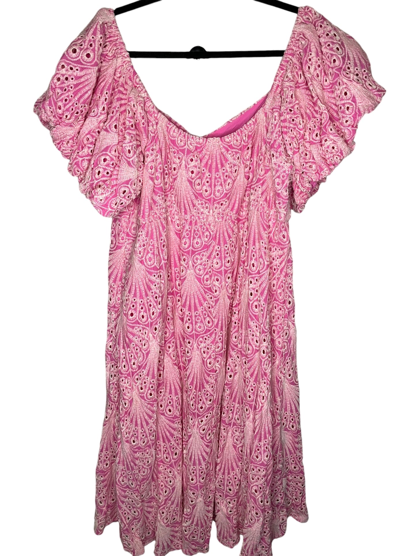 Dress Party Midi By Cmc In Pink, Size: 3x