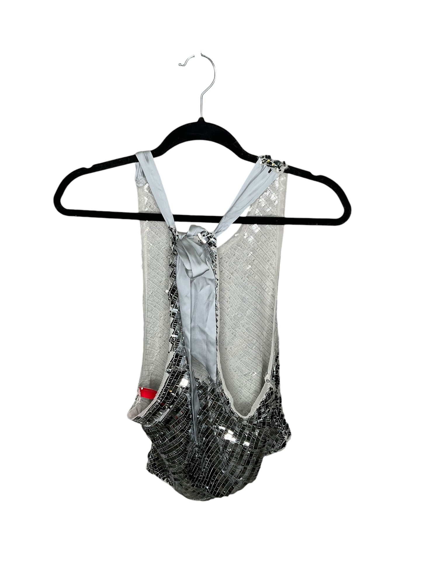 Tank Top By Free People In Silver, Size: M