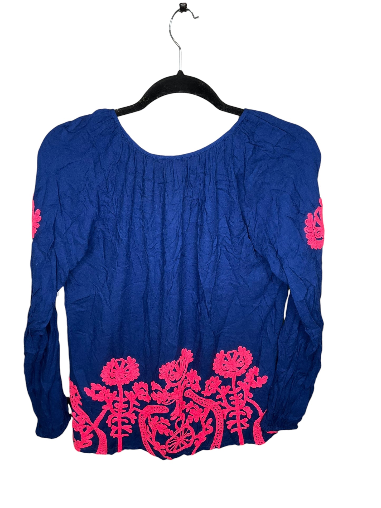 Top Long Sleeve By Lilly Pulitzer In Navy, Size: S