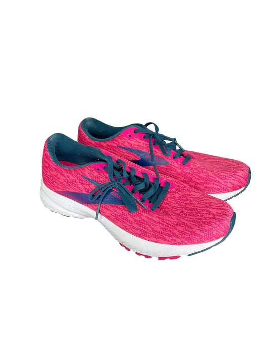 Shoes Athletic By Brooks In Pink, Size: 10