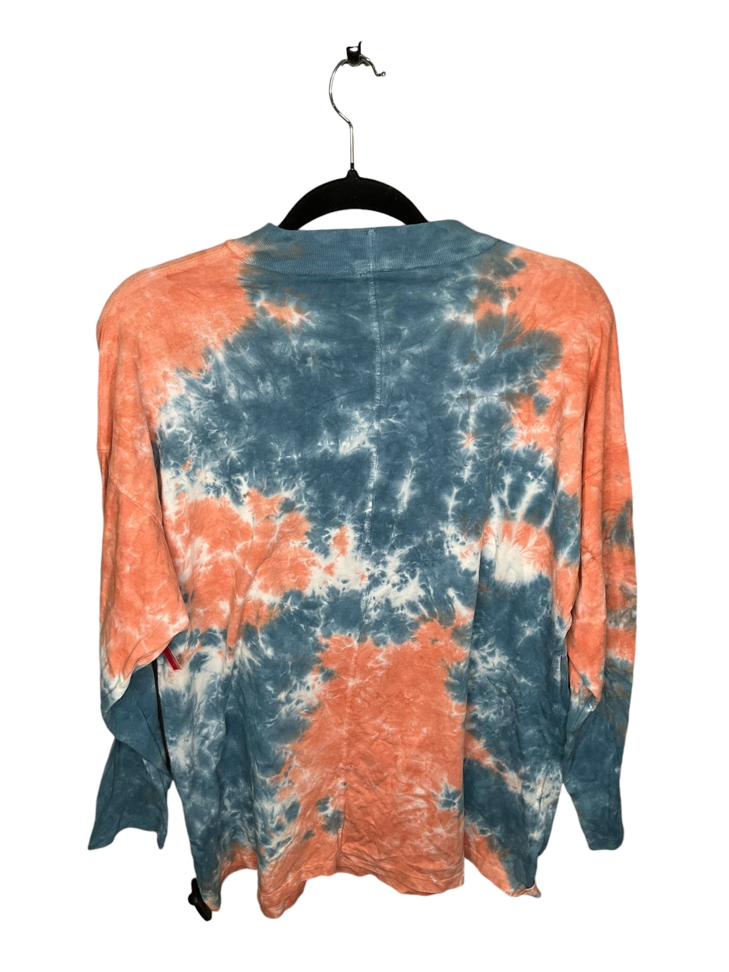 Top Long Sleeve By We The Free In Tie Dye Print, Size: S