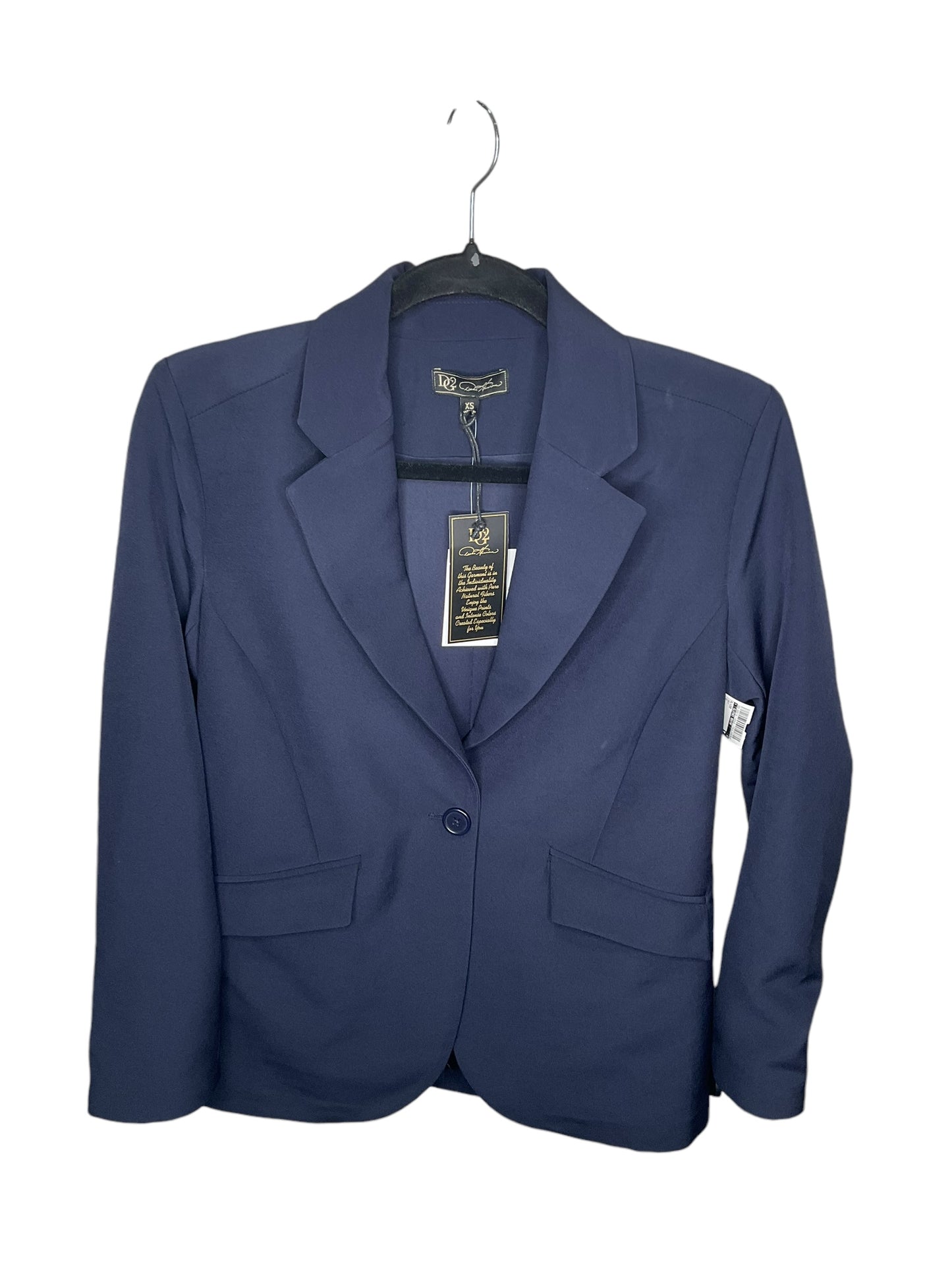 Blazer By Clothes Mentor In Navy, Size: Xs