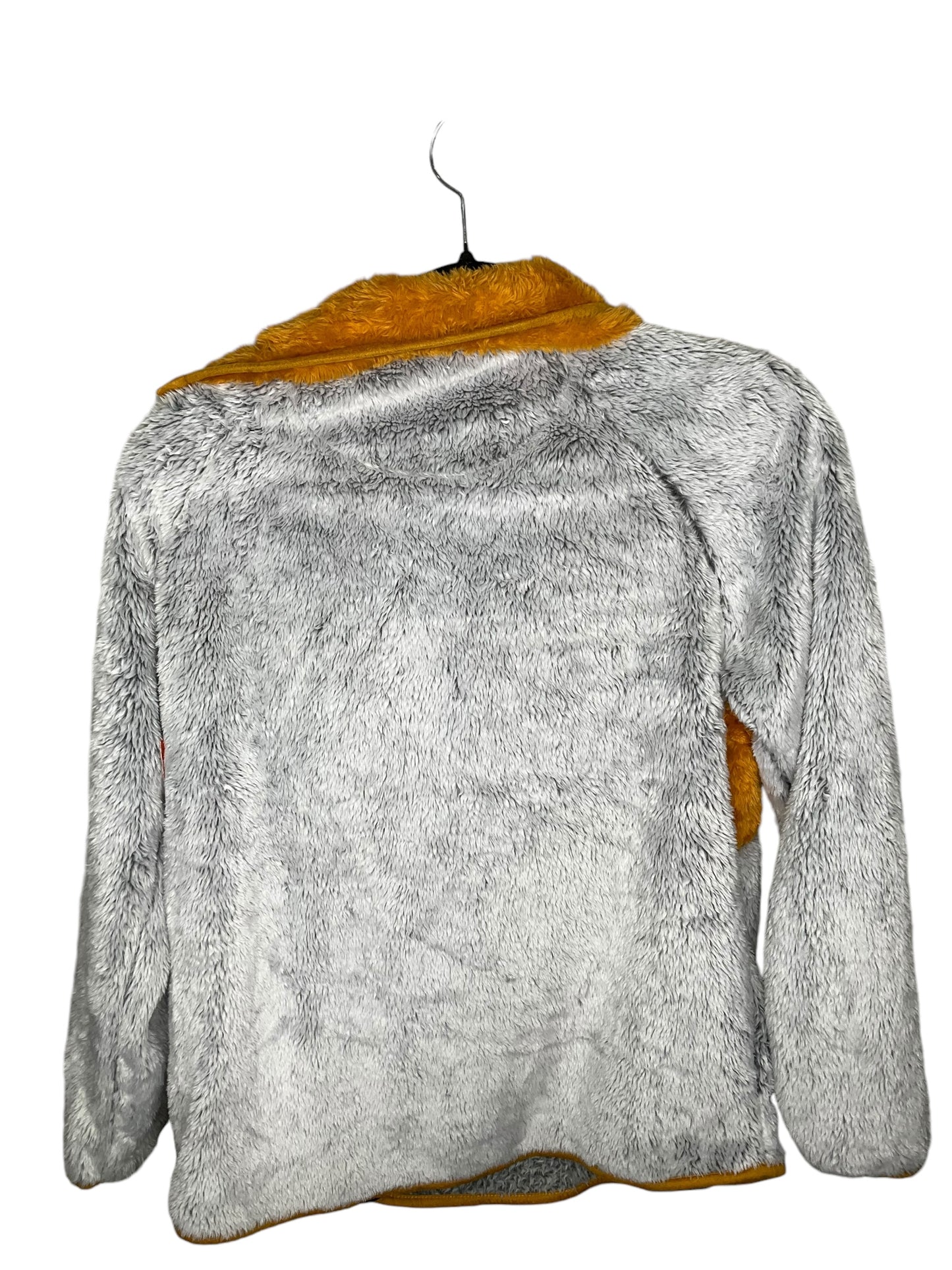 Sweatshirt Crewneck By Simply Southern In Grey & Yellow, Size: S