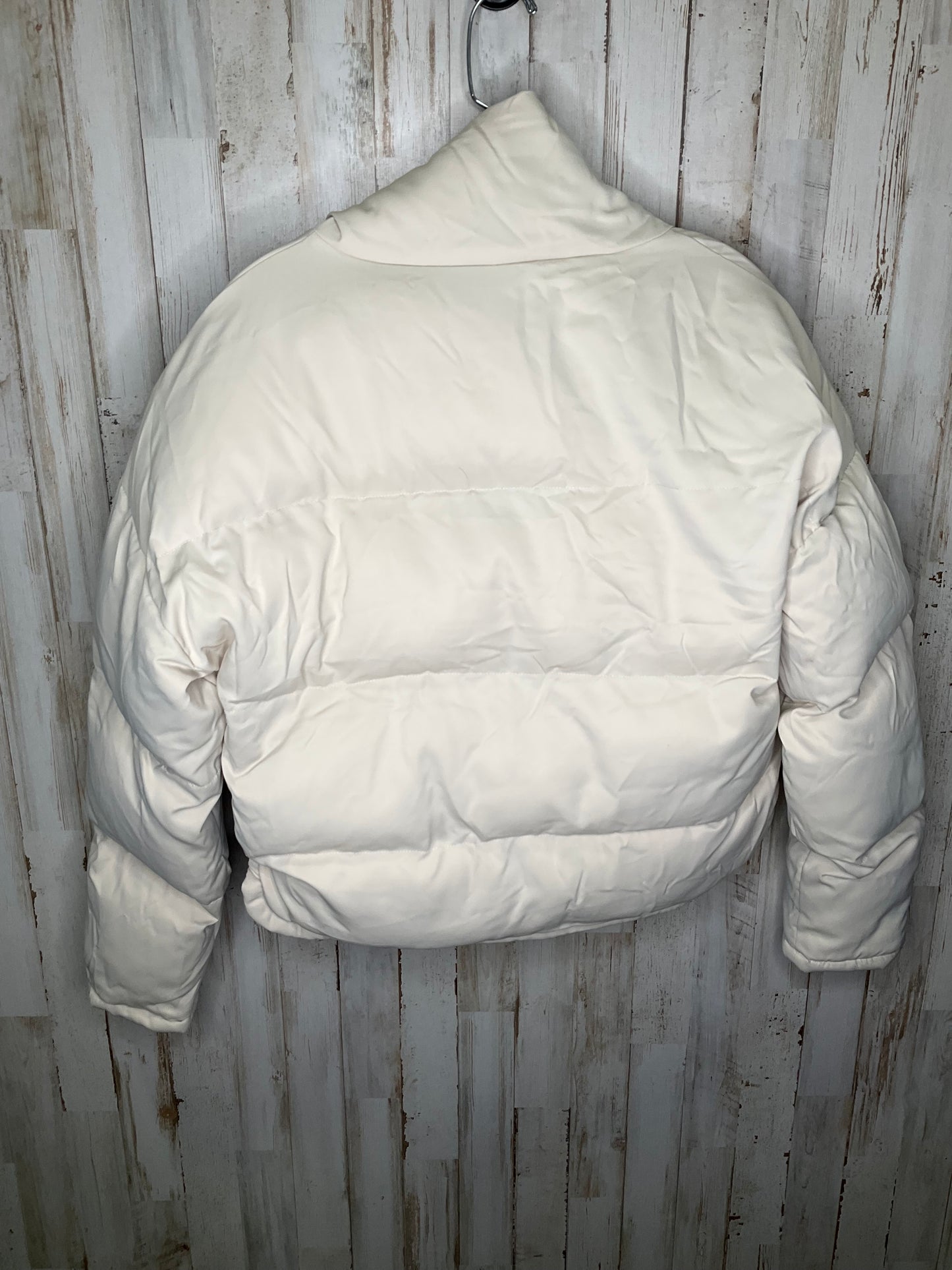 Jacket Puffer & Quilted By Clothes Mentor In Cream, Size: S