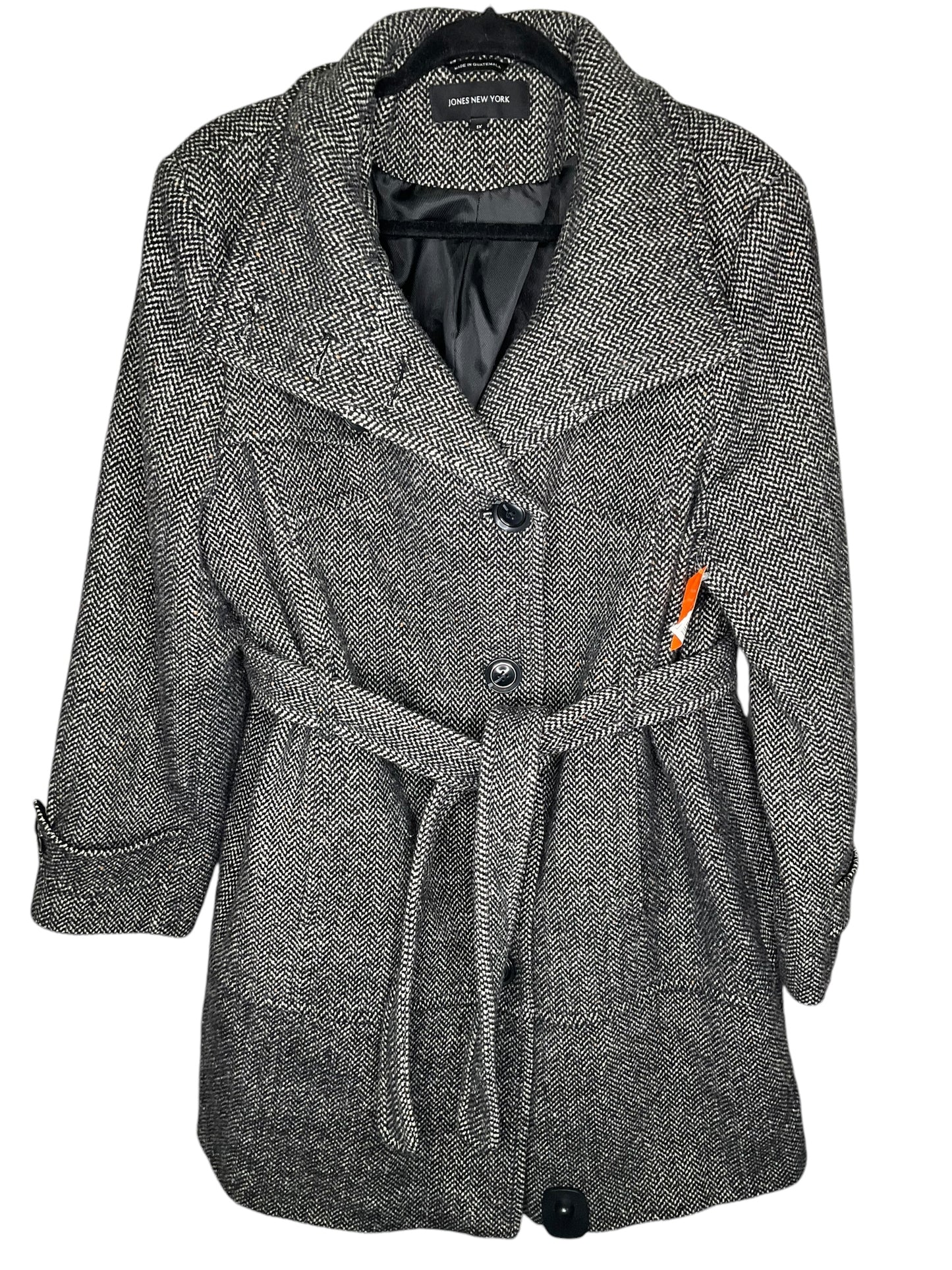 Coat Peacoat By Jones New York In Grey, Size: 1x