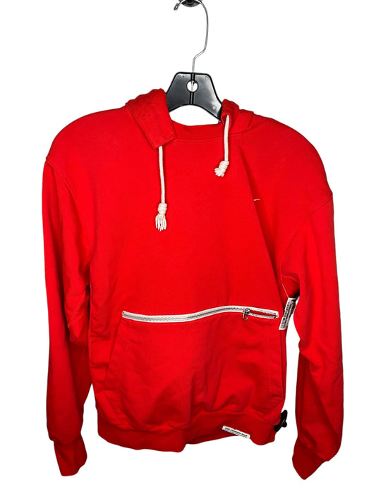 Athletic Sweatshirt Hoodie By Nike In Red, Size: S