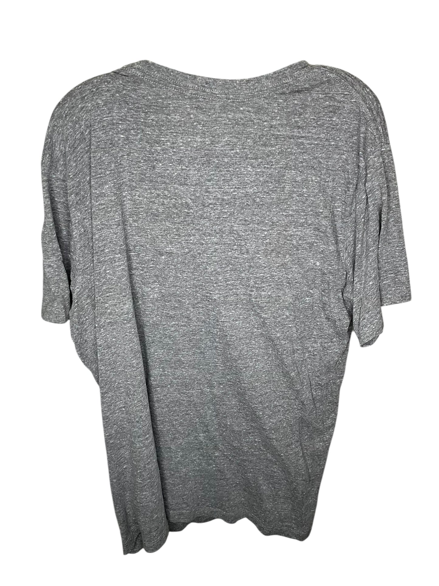 Top Short Sleeve By Clothes Mentor In Grey, Size: 1x