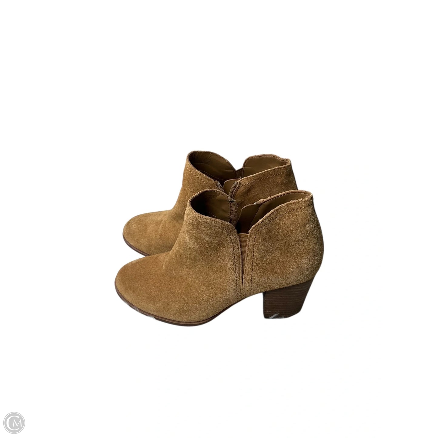 Boots Ankle Heels By Alex Marie In Brown, Size: 8.5