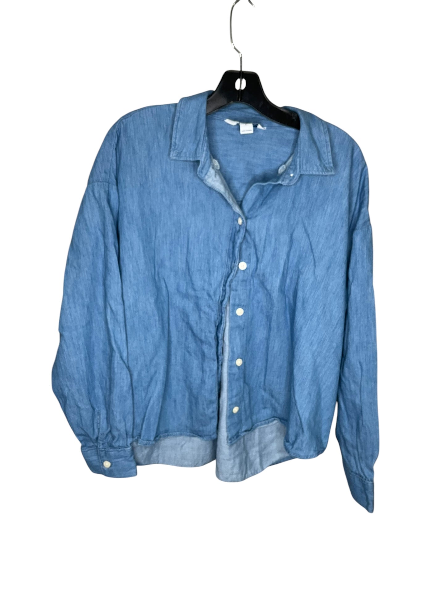 Top Long Sleeve By Old Navy In Blue, Size: L