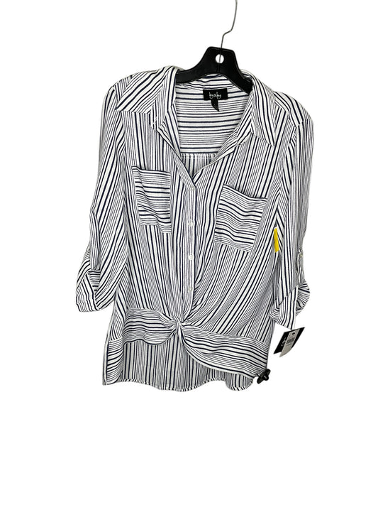 Top Long Sleeve By By & By In Striped Pattern, Size: L